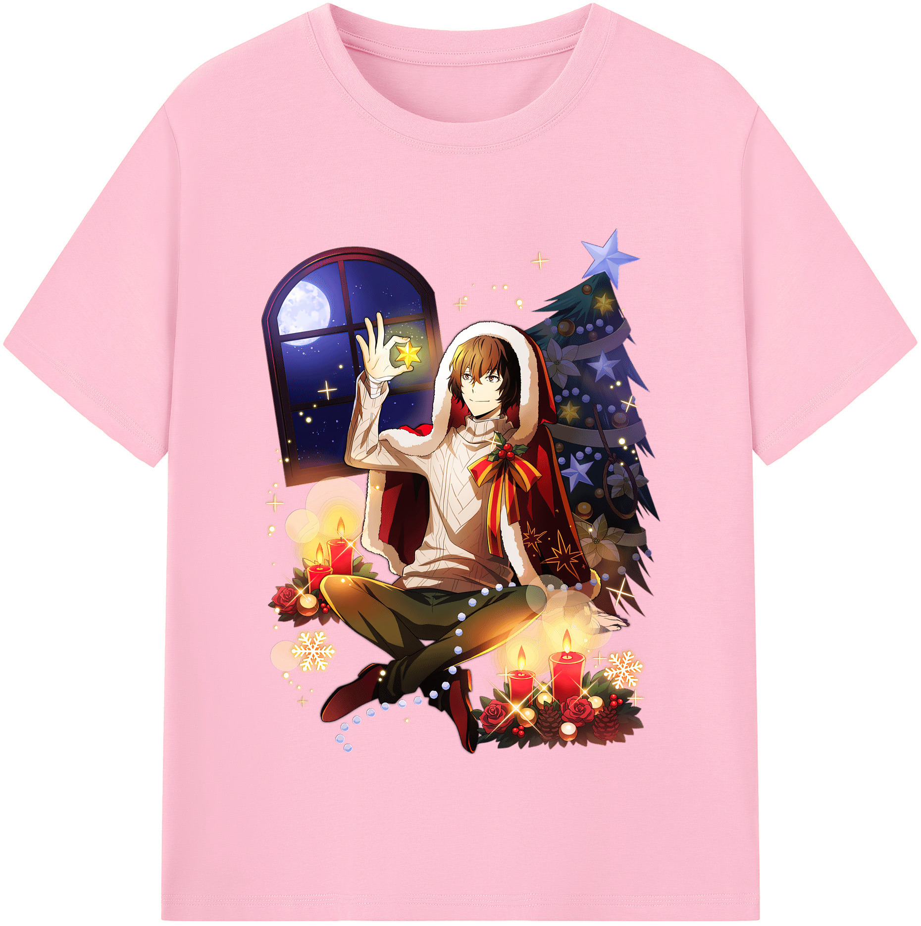 （画像用） 文豪ストレイドッグス Bungo Stray Dogs 綿100％半袖Tシャツ（フロントプリント）