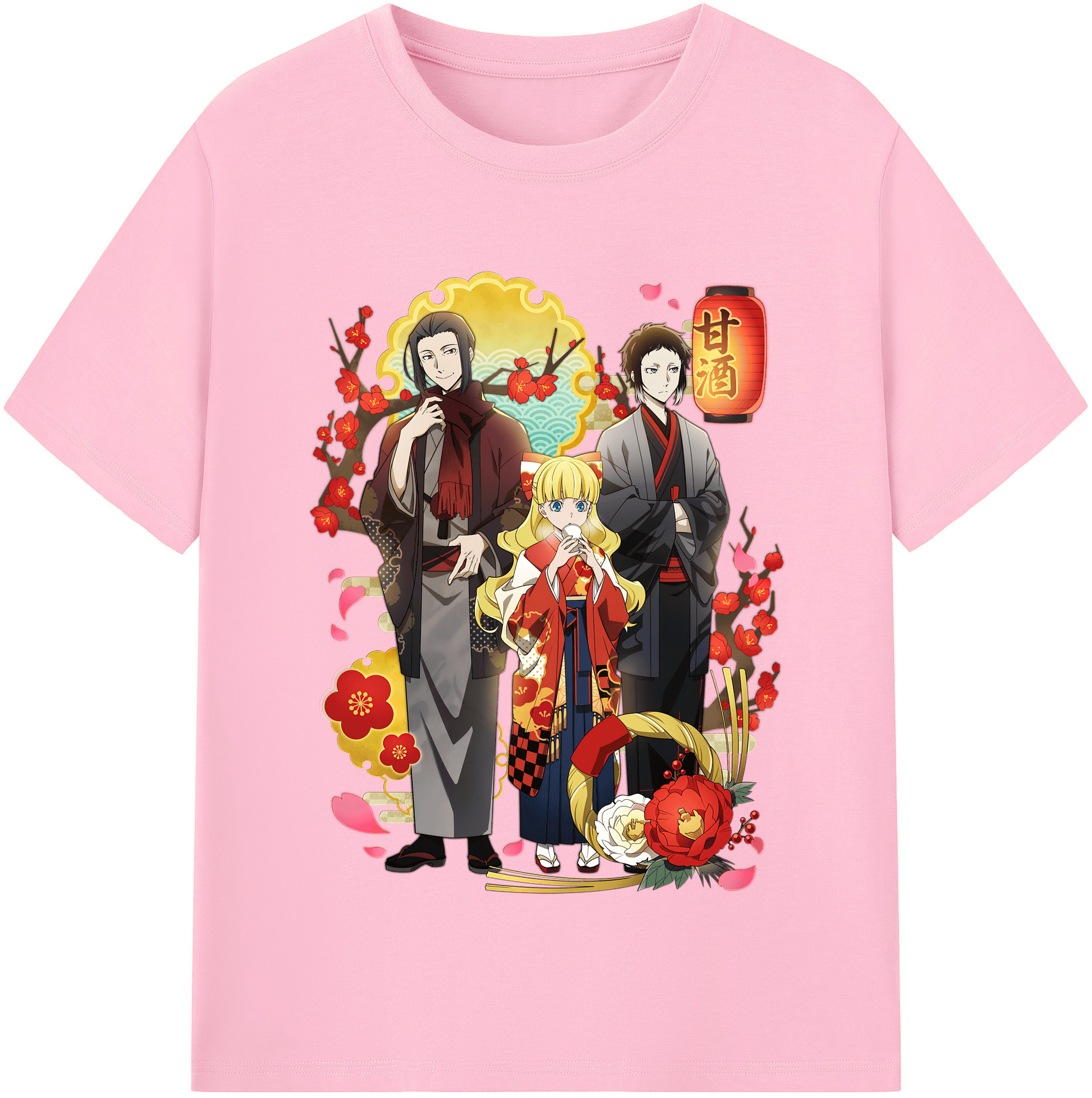 （画像用） 文豪ストレイドッグス Bungo Stray Dogs 綿100％半袖Tシャツ（フロントプリント）