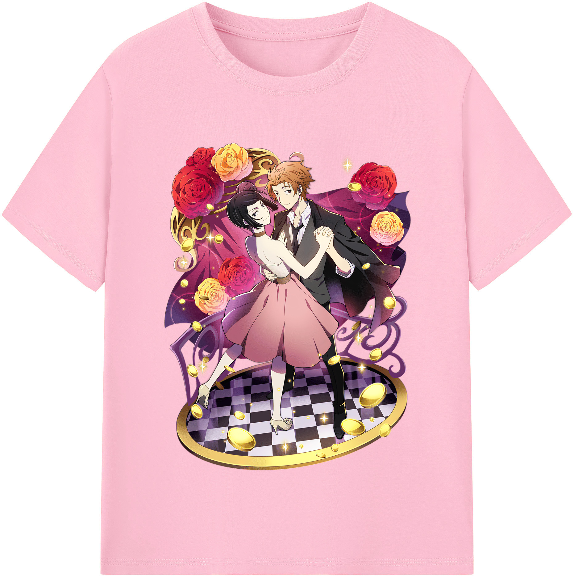 （画像用） 文豪ストレイドッグス Bungo Stray Dogs 綿100％半袖Tシャツ（フロントプリント）