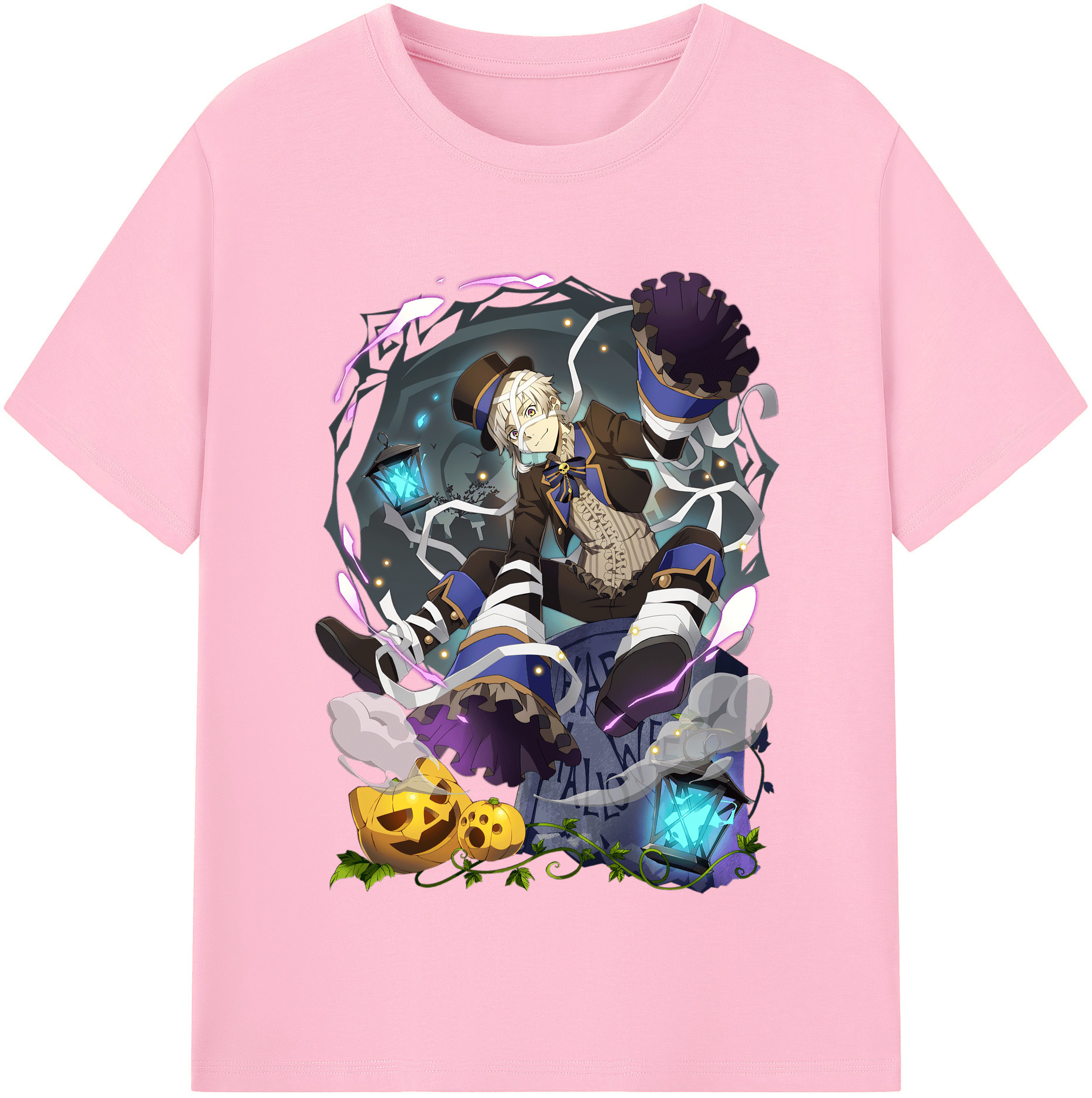（画像用） 文豪ストレイドッグス Bungo Stray Dogs 綿100％半袖Tシャツ（フロントプリント）