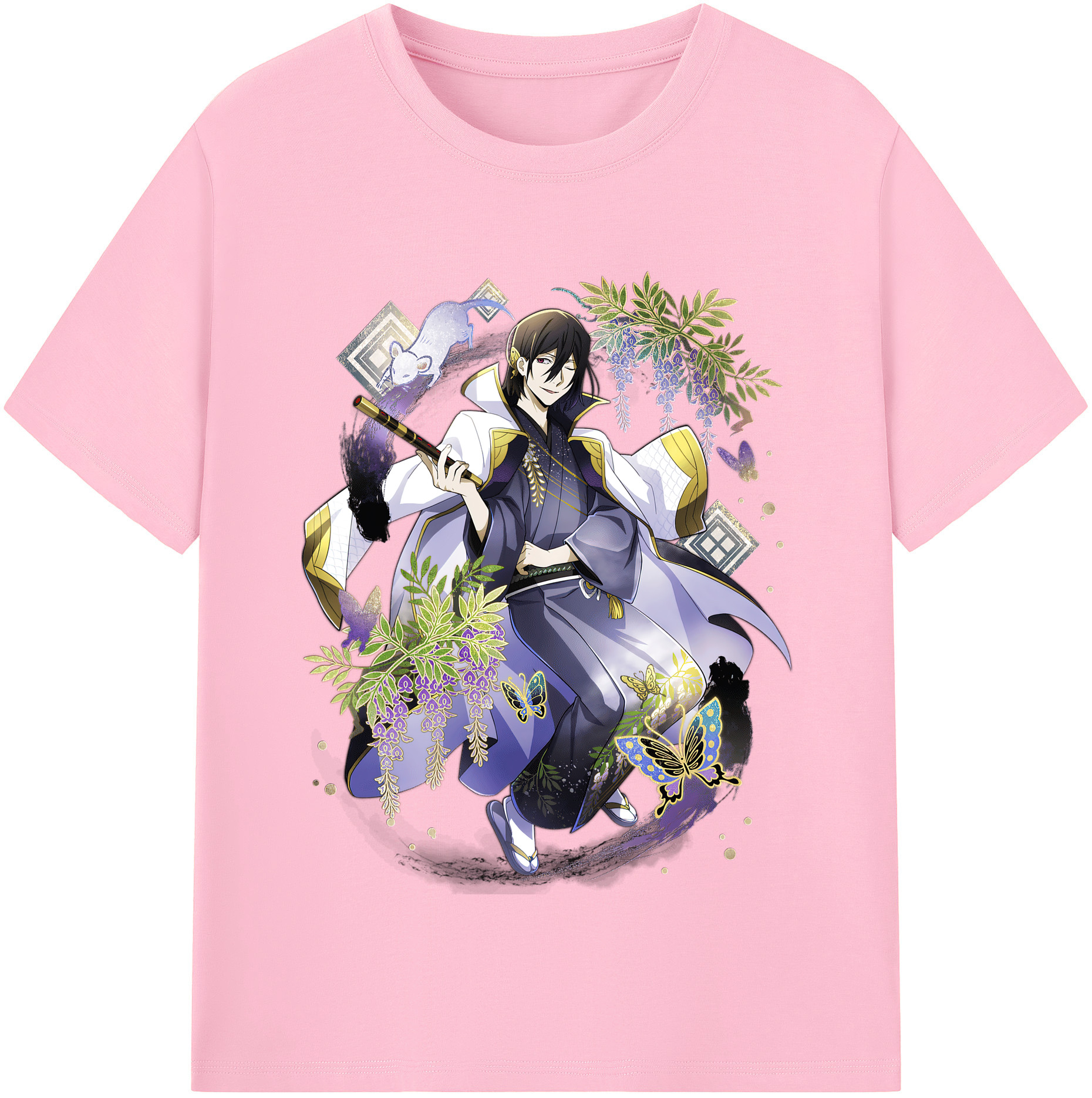 （画像用） 文豪ストレイドッグス Bungo Stray Dogs 綿100％半袖Tシャツ（フロントプリント）