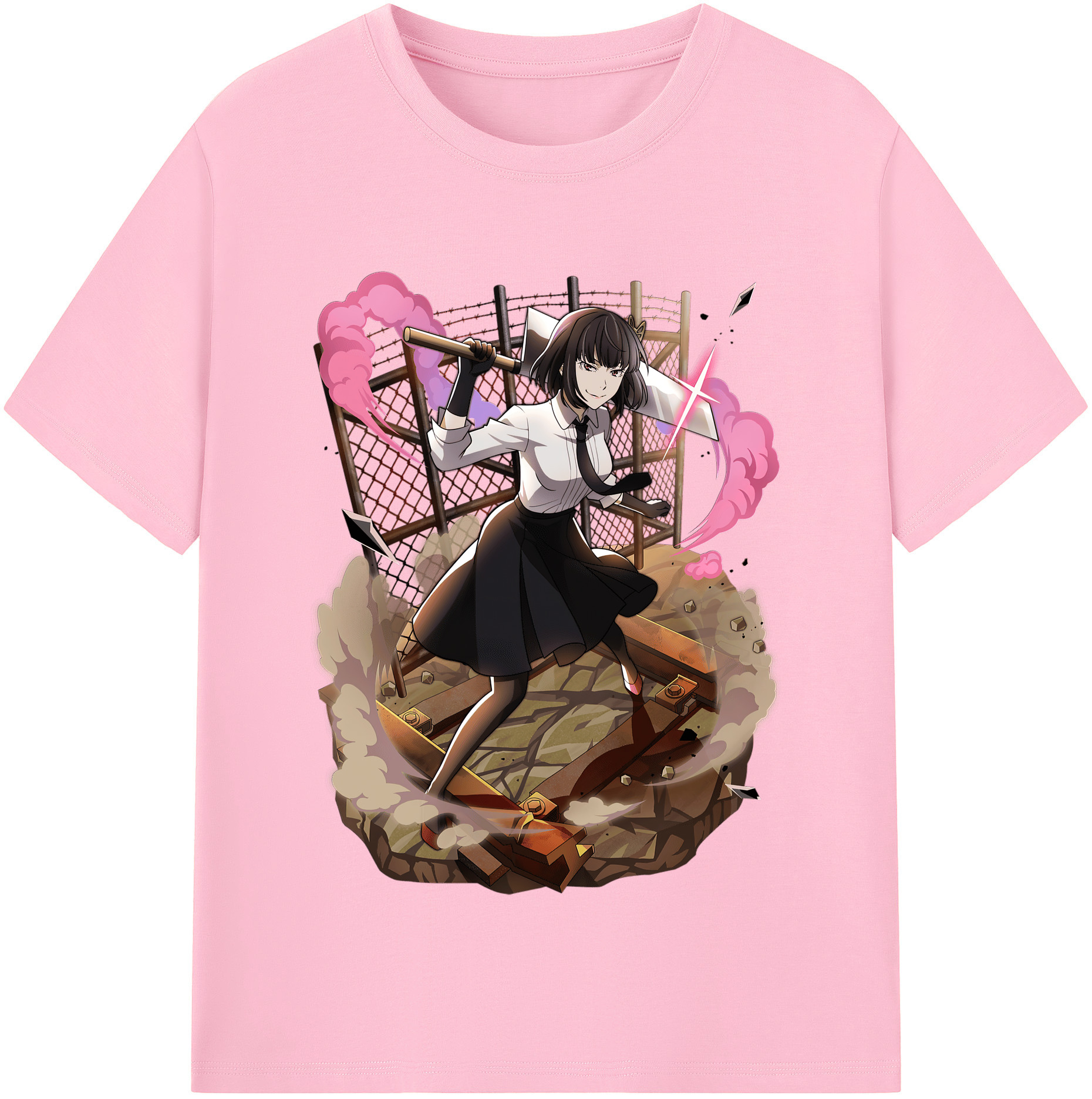 （画像用） 文豪ストレイドッグス Bungo Stray Dogs 綿100％半袖Tシャツ（フロントプリント）