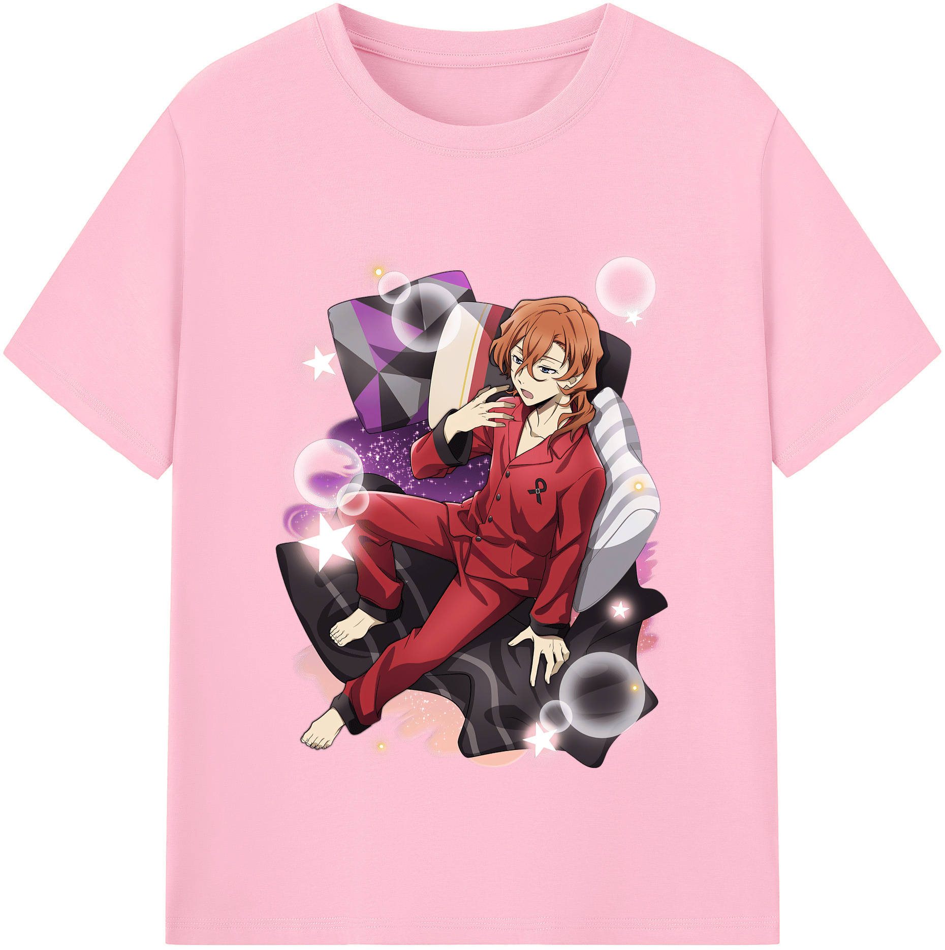 （画像用） 文豪ストレイドッグス Bungo Stray Dogs 綿100％半袖Tシャツ（フロントプリント）