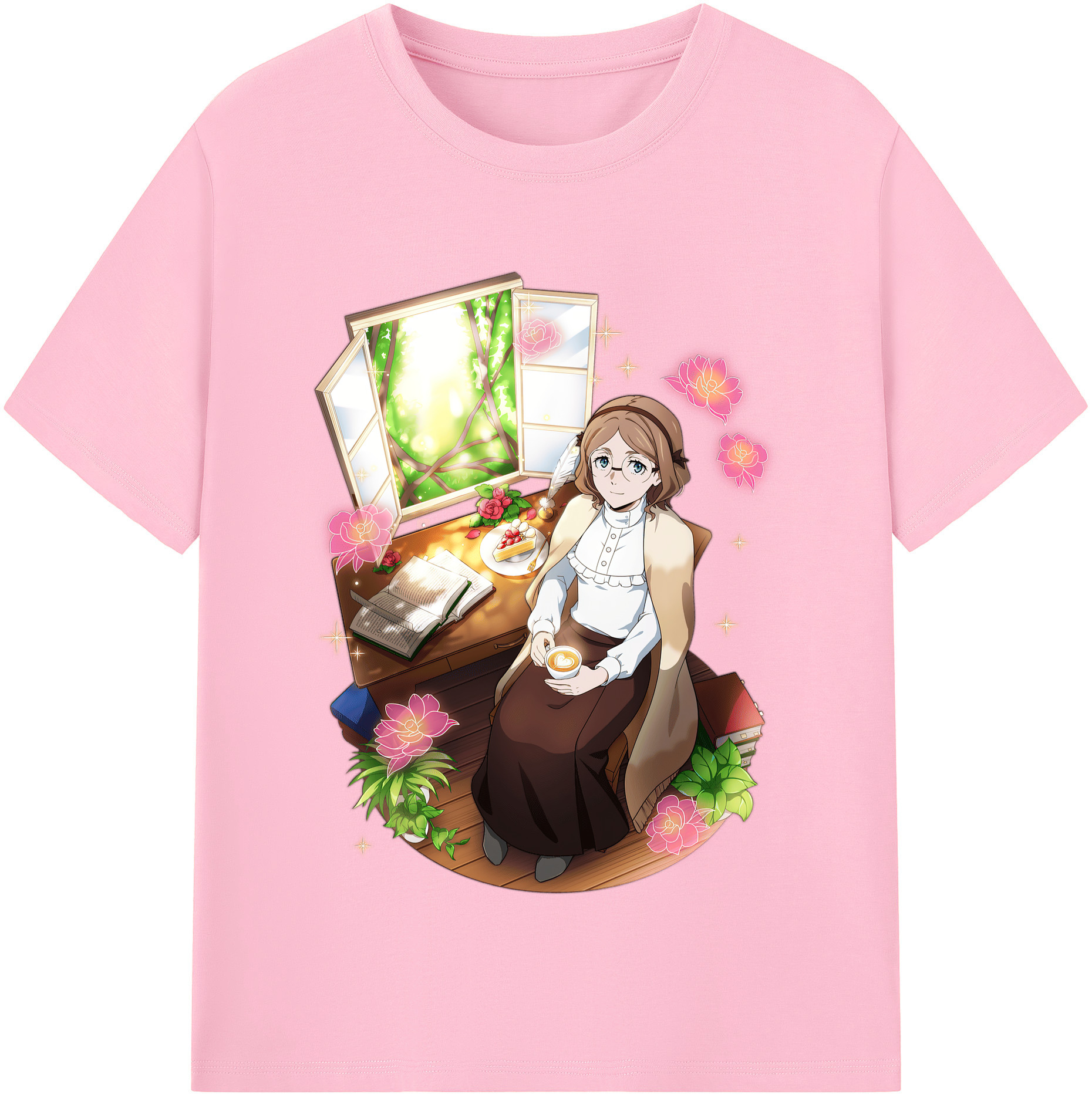 （画像用） 文豪ストレイドッグス Bungo Stray Dogs 綿100％半袖Tシャツ（フロントプリント）