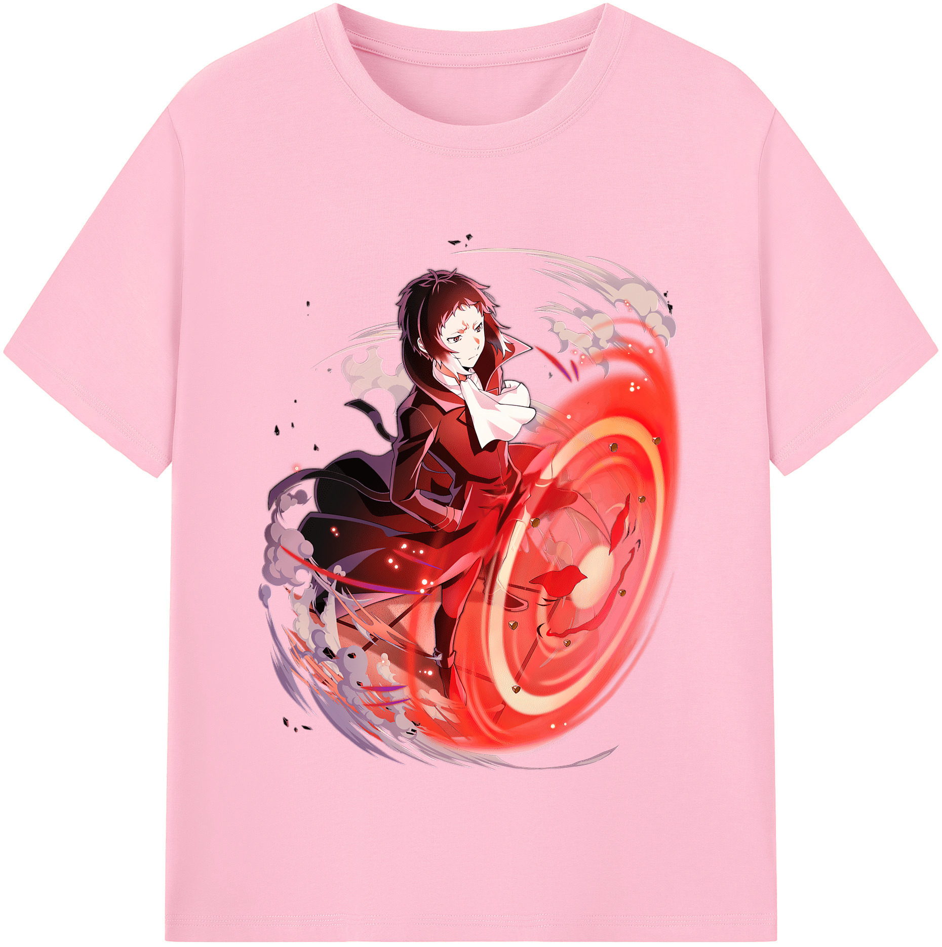 （画像用） 文豪ストレイドッグス Bungo Stray Dogs 綿100％半袖Tシャツ（フロントプリント）
