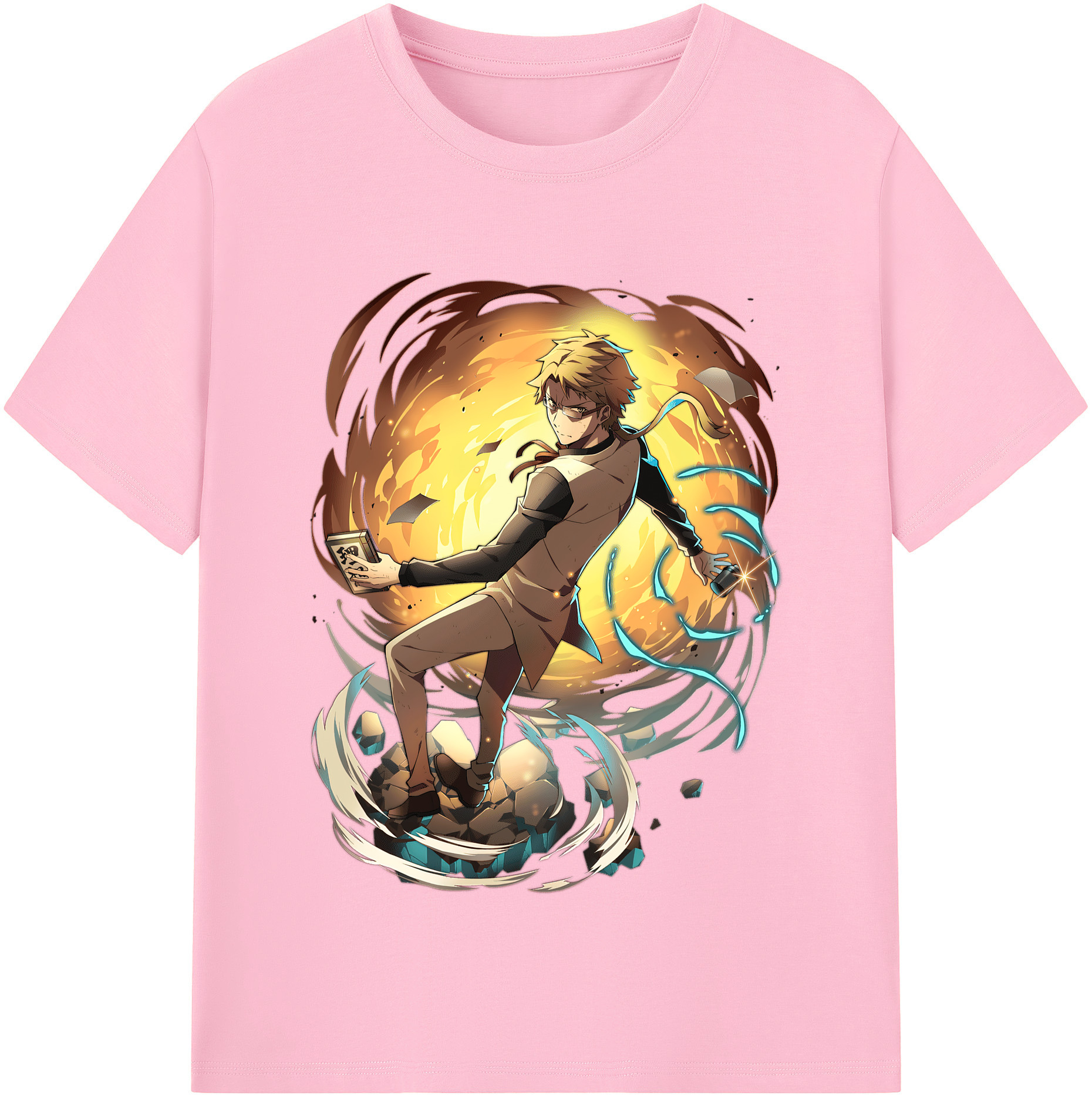 （画像用） 文豪ストレイドッグス Bungo Stray Dogs 綿100％半袖Tシャツ（フロントプリント）