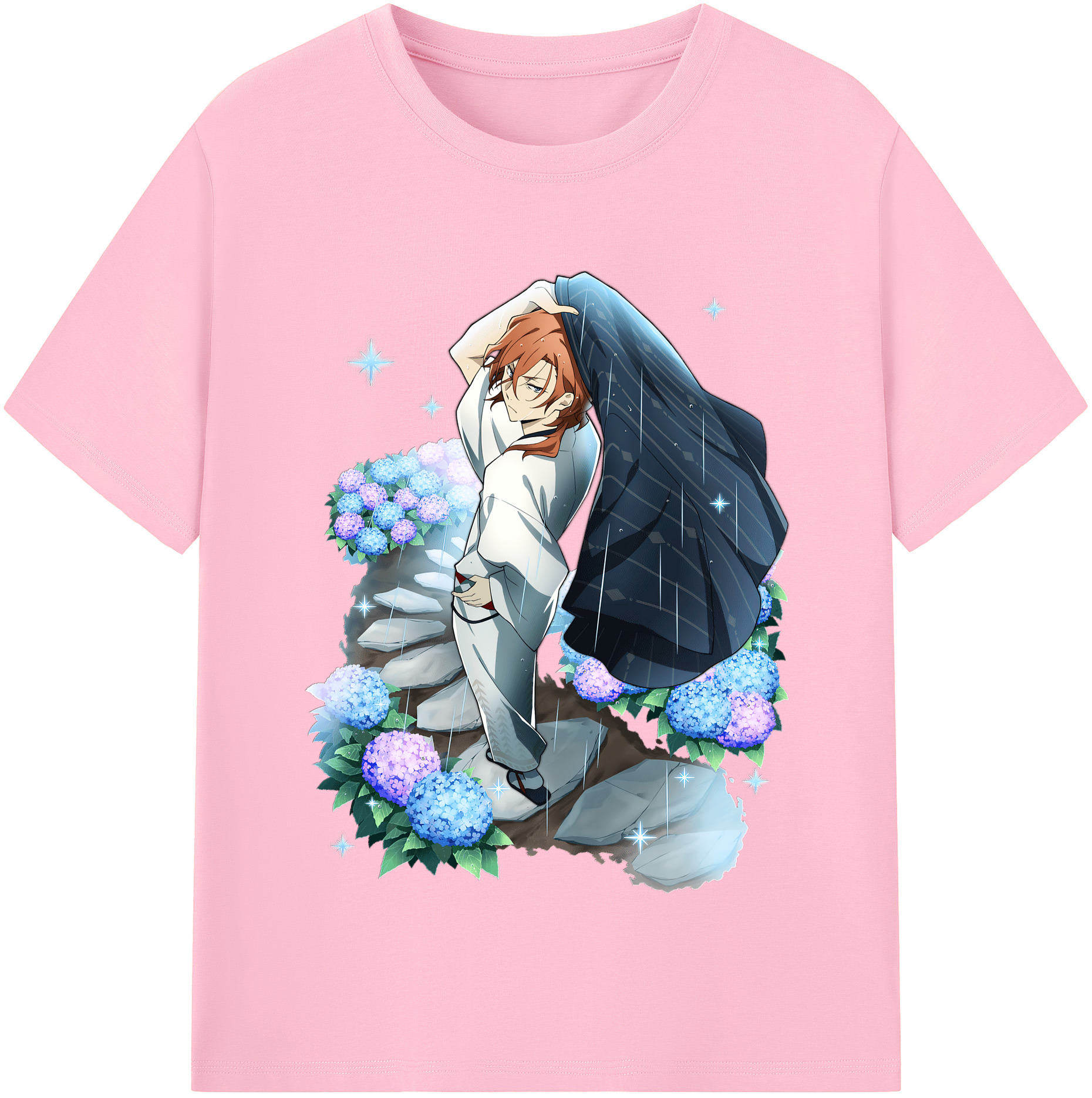 （画像用） 文豪ストレイドッグス Bungo Stray Dogs 綿100％半袖Tシャツ（フロントプリント）