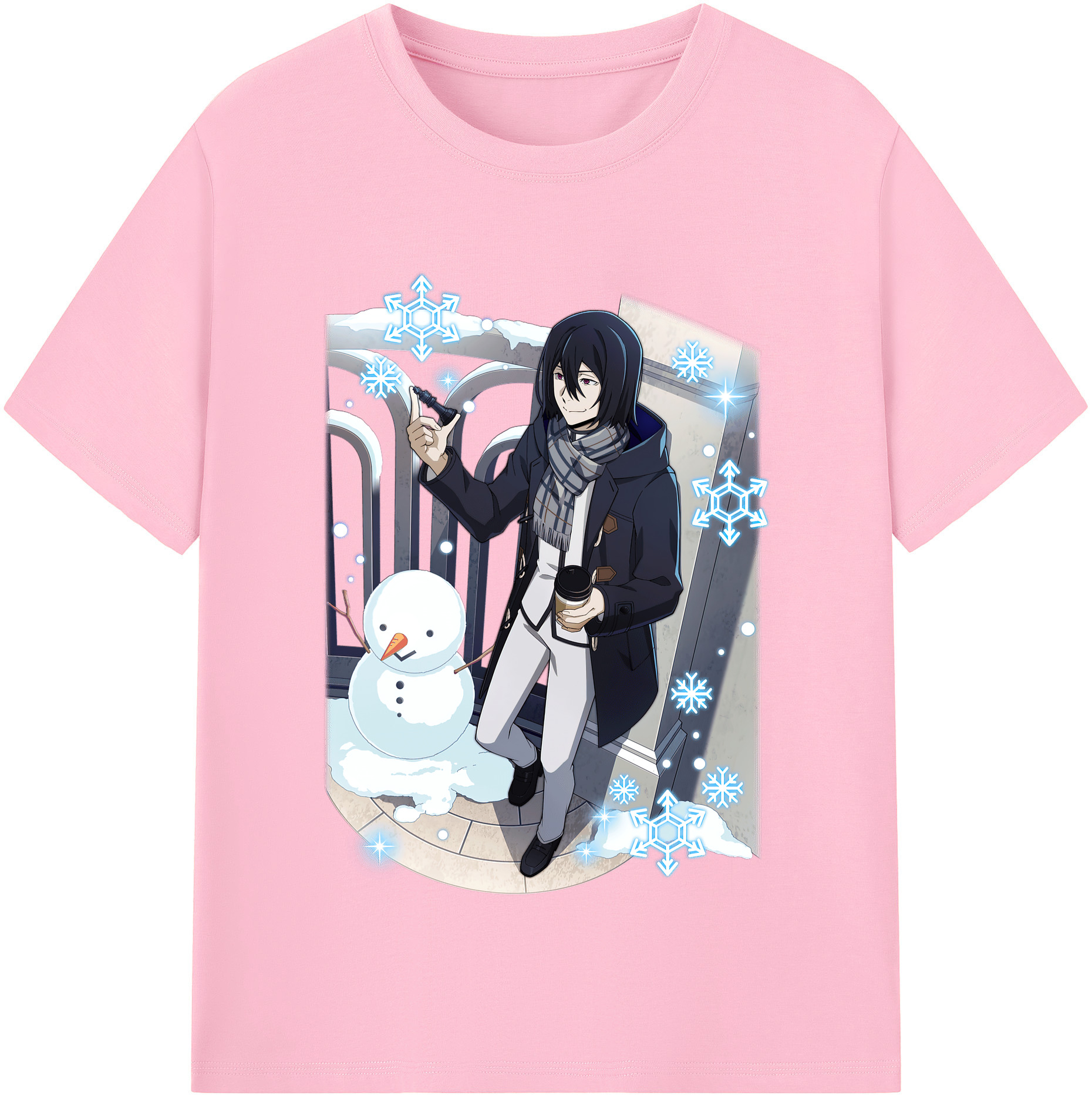 （画像用） 文豪ストレイドッグス Bungo Stray Dogs 綿100％半袖Tシャツ（フロントプリント）