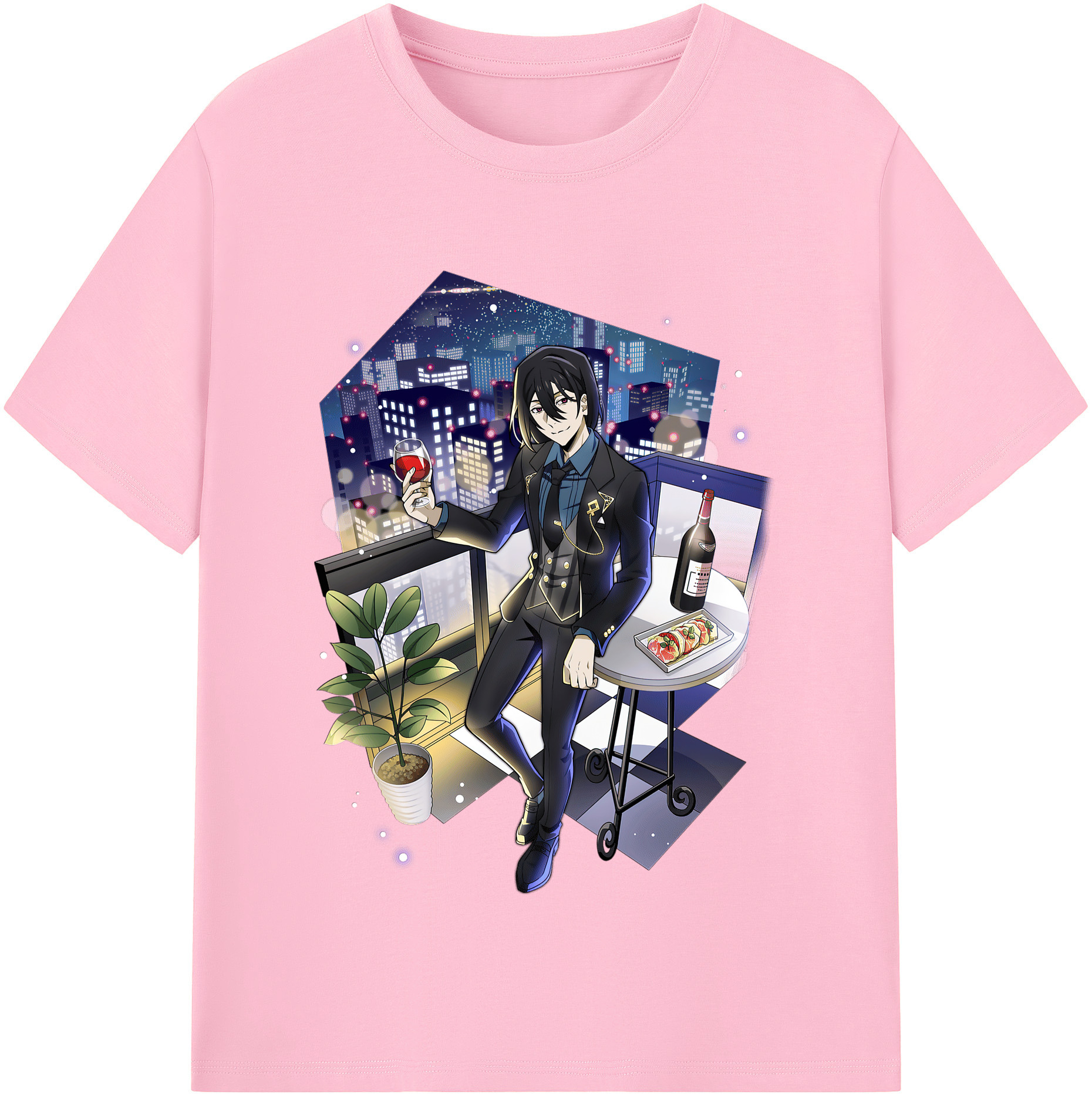 （画像用） 文豪ストレイドッグス Bungo Stray Dogs 綿100％半袖Tシャツ（フロントプリント）