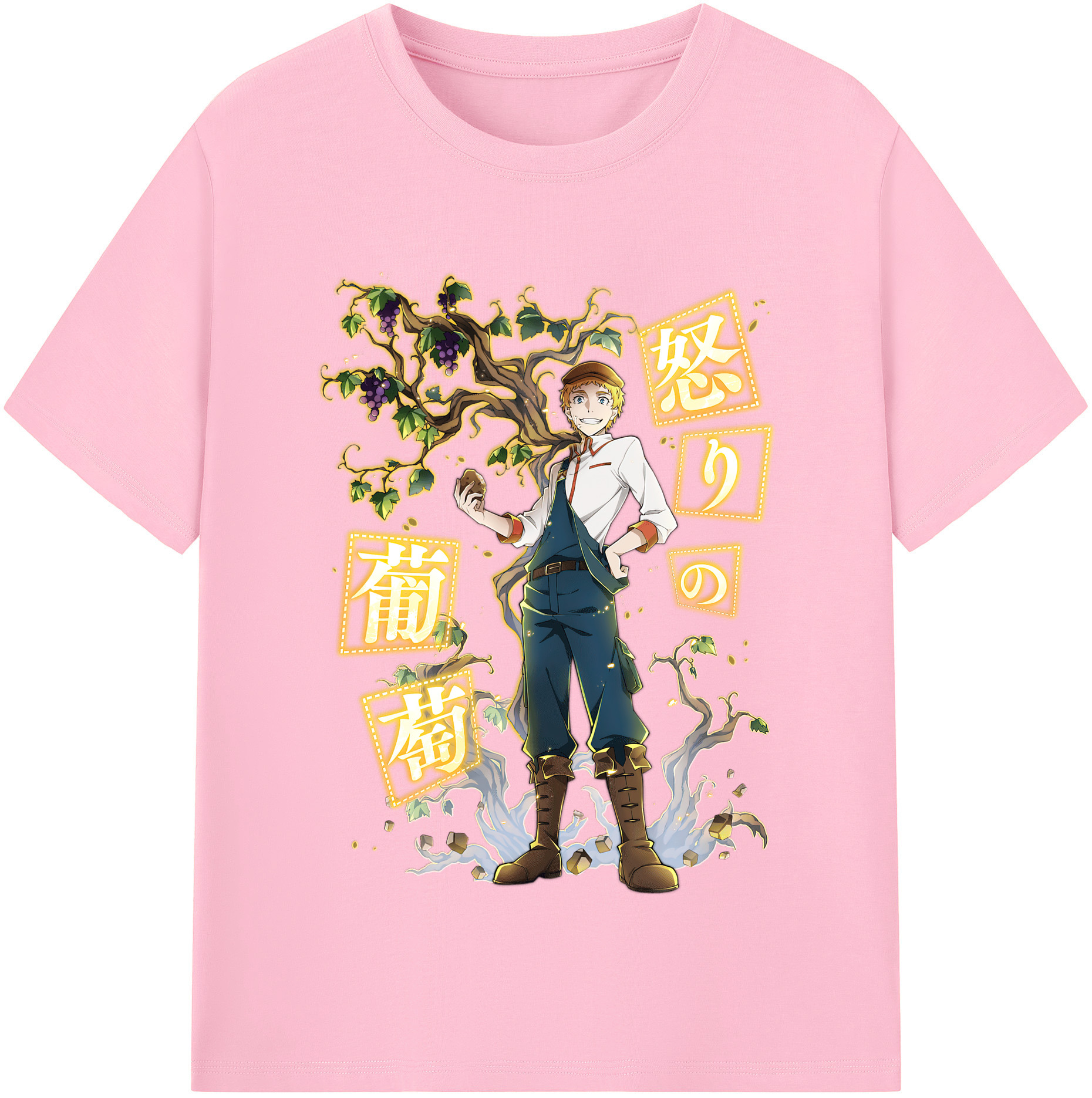 （画像用） 文豪ストレイドッグス Bungo Stray Dogs 綿100％半袖Tシャツ（フロントプリント）