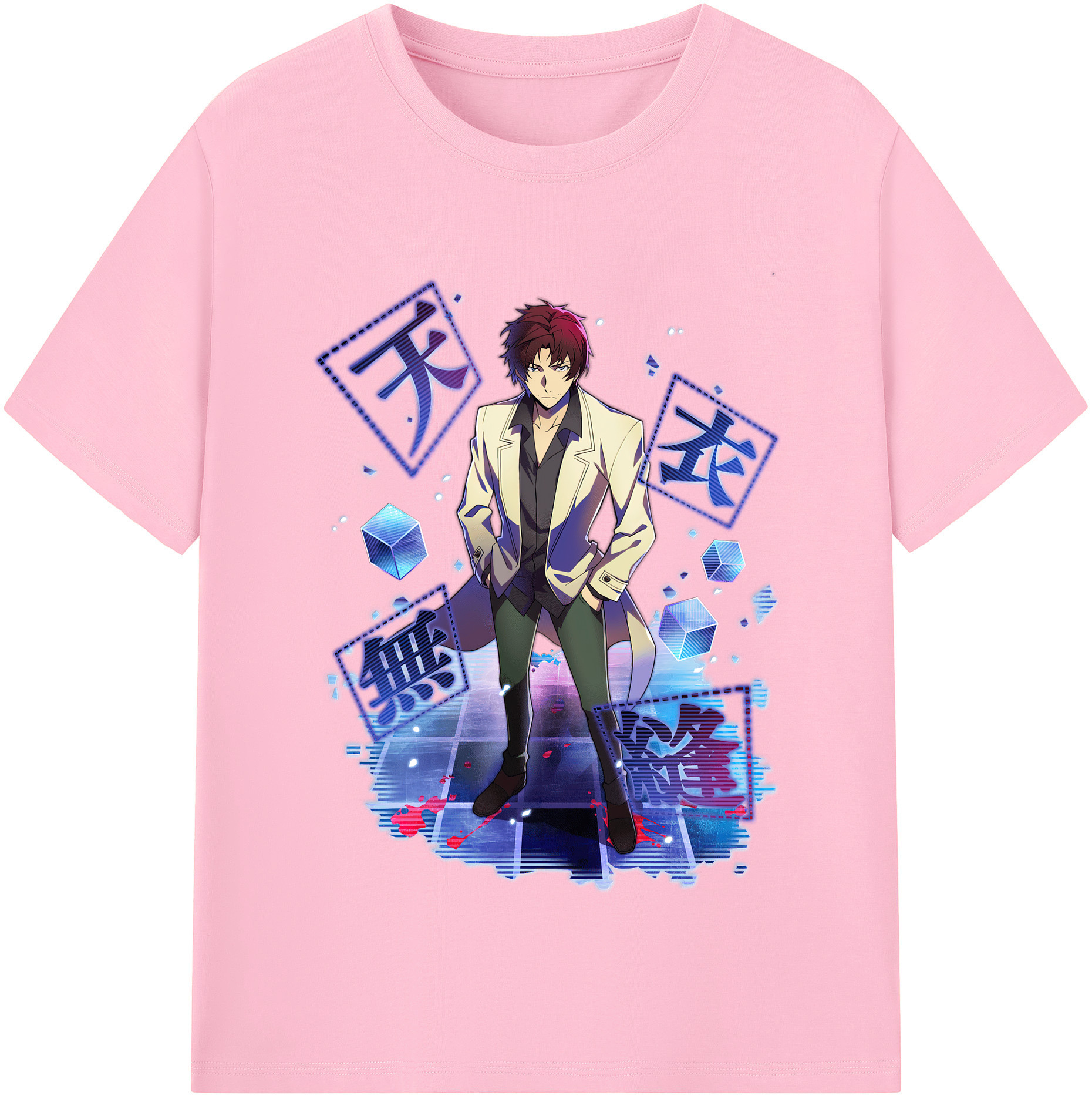 （画像用） 文豪ストレイドッグス Bungo Stray Dogs 綿100％半袖Tシャツ（フロントプリント）