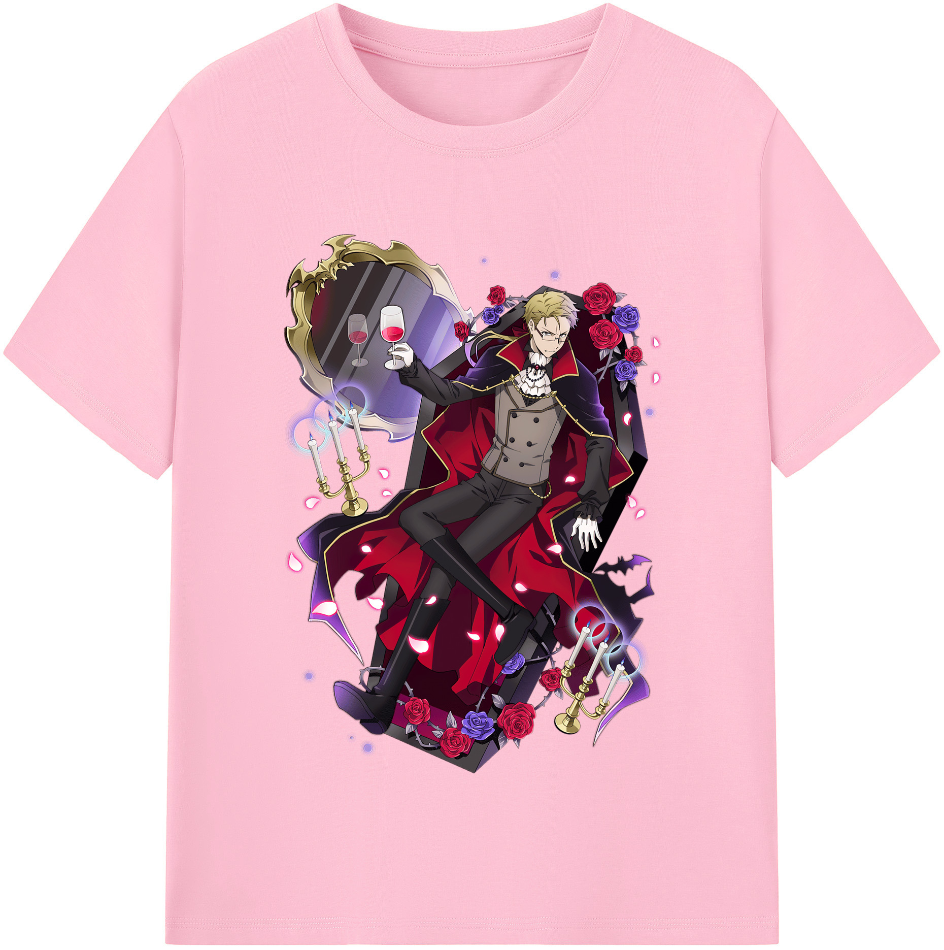 （画像用） 文豪ストレイドッグス Bungo Stray Dogs 綿100％半袖Tシャツ（フロントプリント）