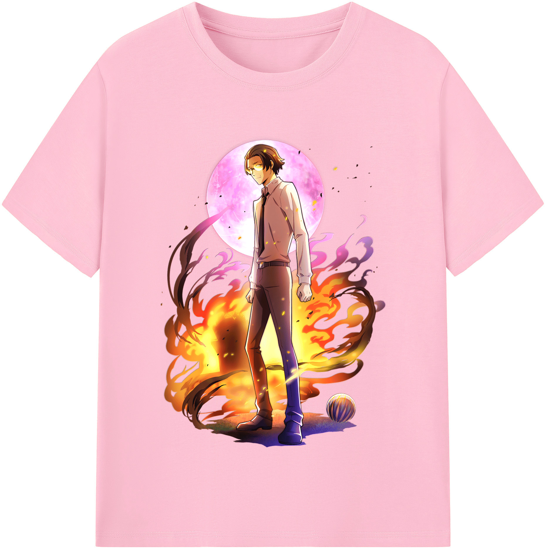 （画像用） 文豪ストレイドッグス Bungo Stray Dogs 綿100％半袖Tシャツ（フロントプリント）