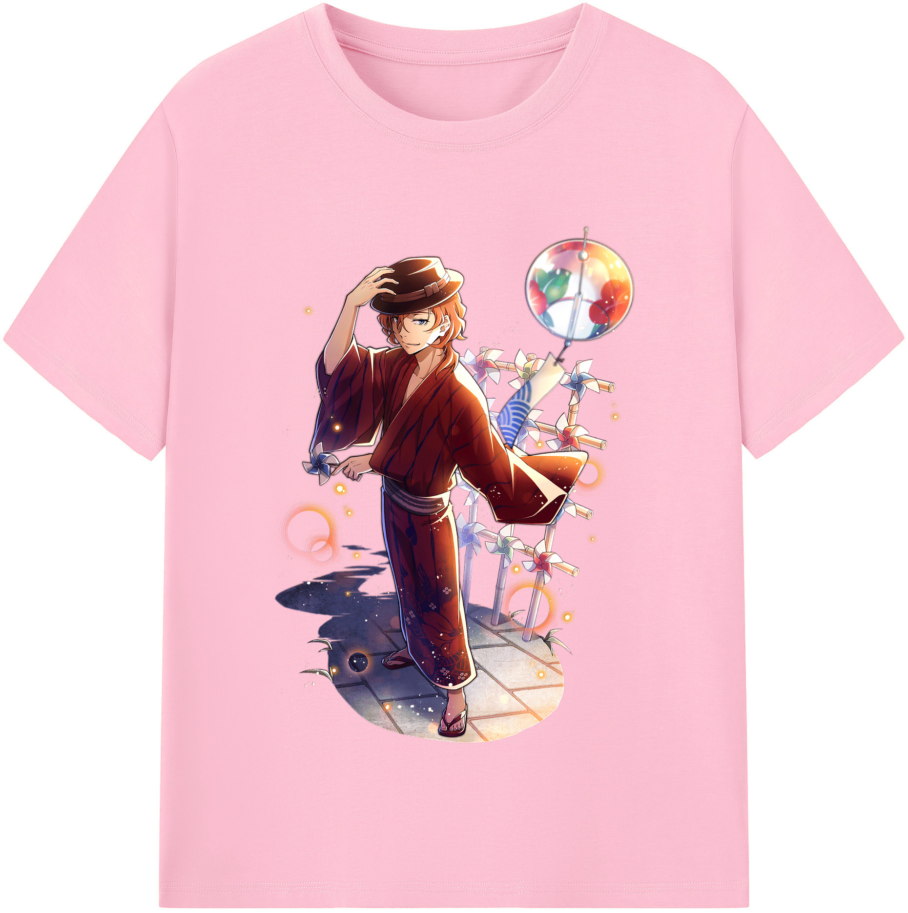 （画像用） 文豪ストレイドッグス Bungo Stray Dogs 綿100％半袖Tシャツ（フロントプリント）
