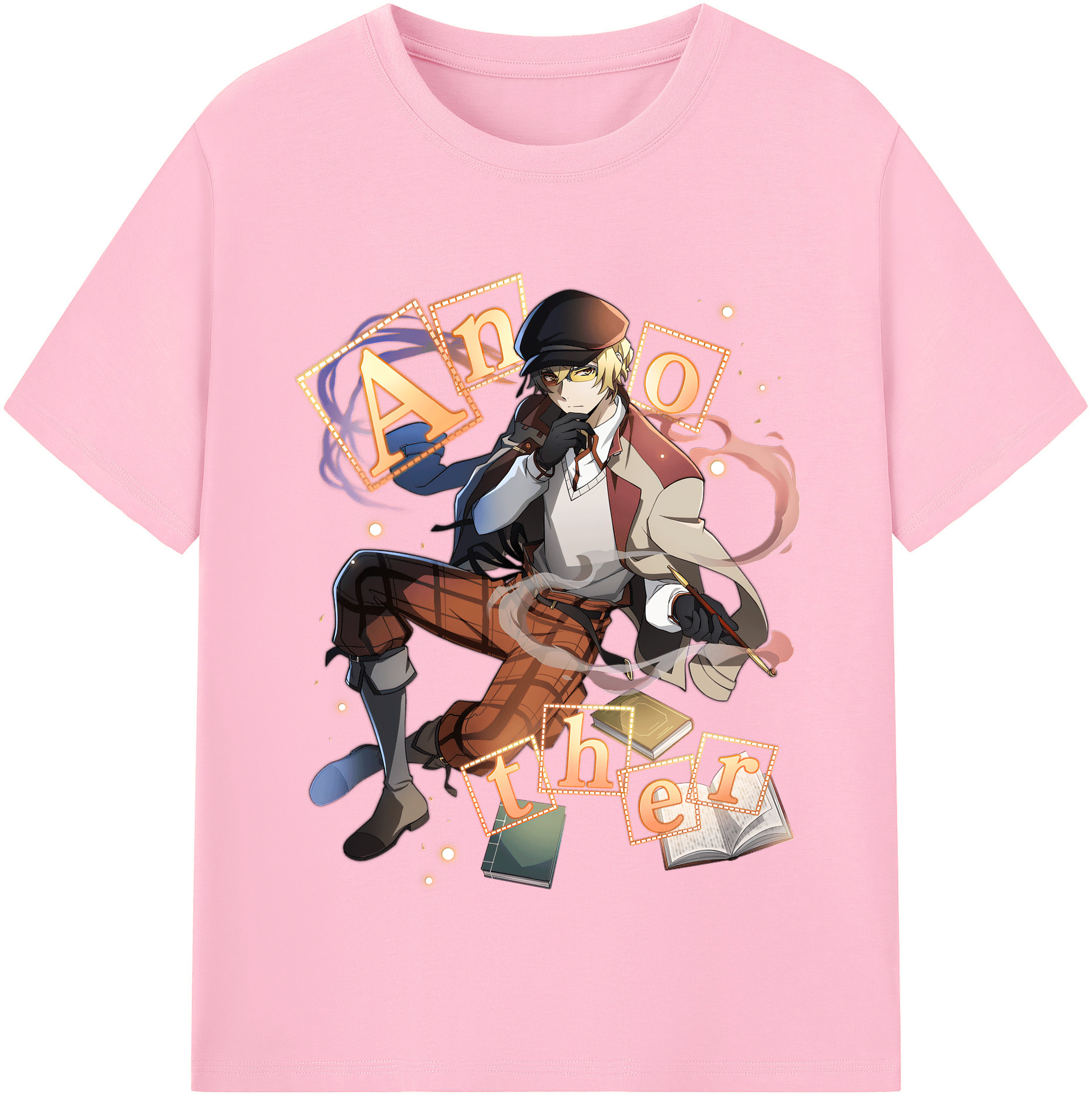（画像用） 文豪ストレイドッグス Bungo Stray Dogs 綿100％半袖Tシャツ（フロントプリント）