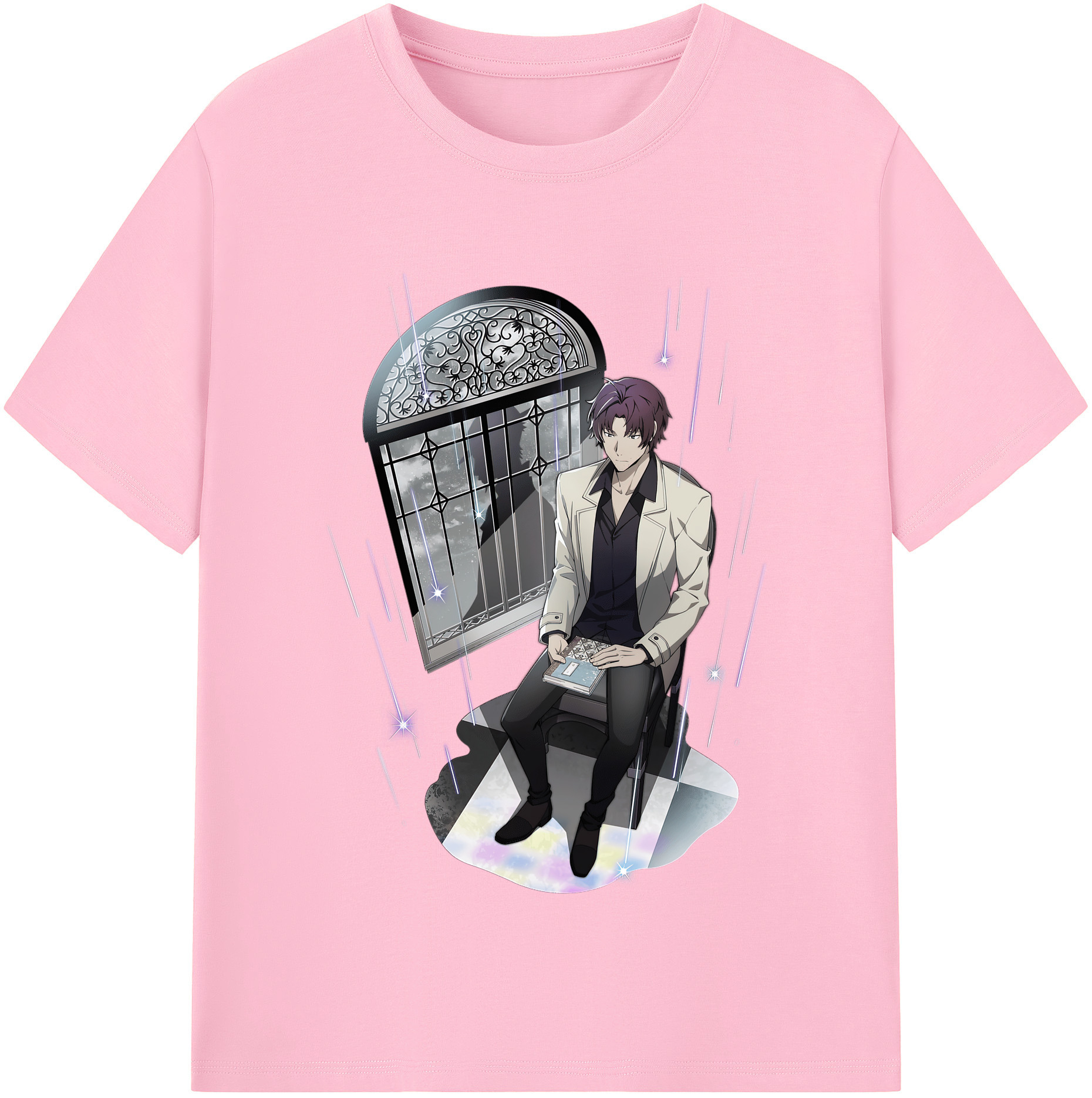 （画像用） 文豪ストレイドッグス Bungo Stray Dogs 綿100％半袖Tシャツ（フロントプリント）