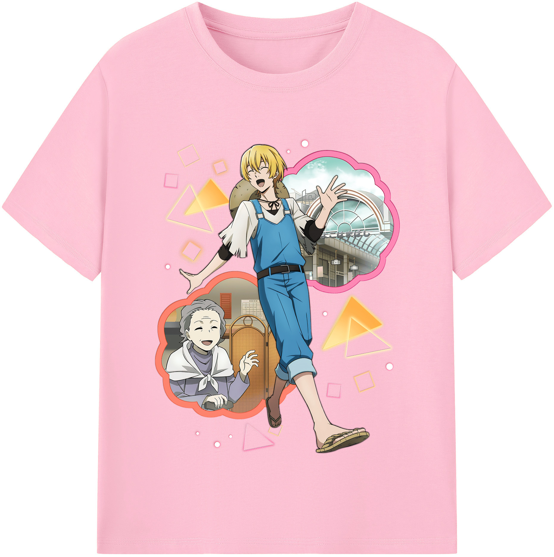 （画像用） 文豪ストレイドッグス Bungo Stray Dogs 綿100％半袖Tシャツ（フロントプリント）
