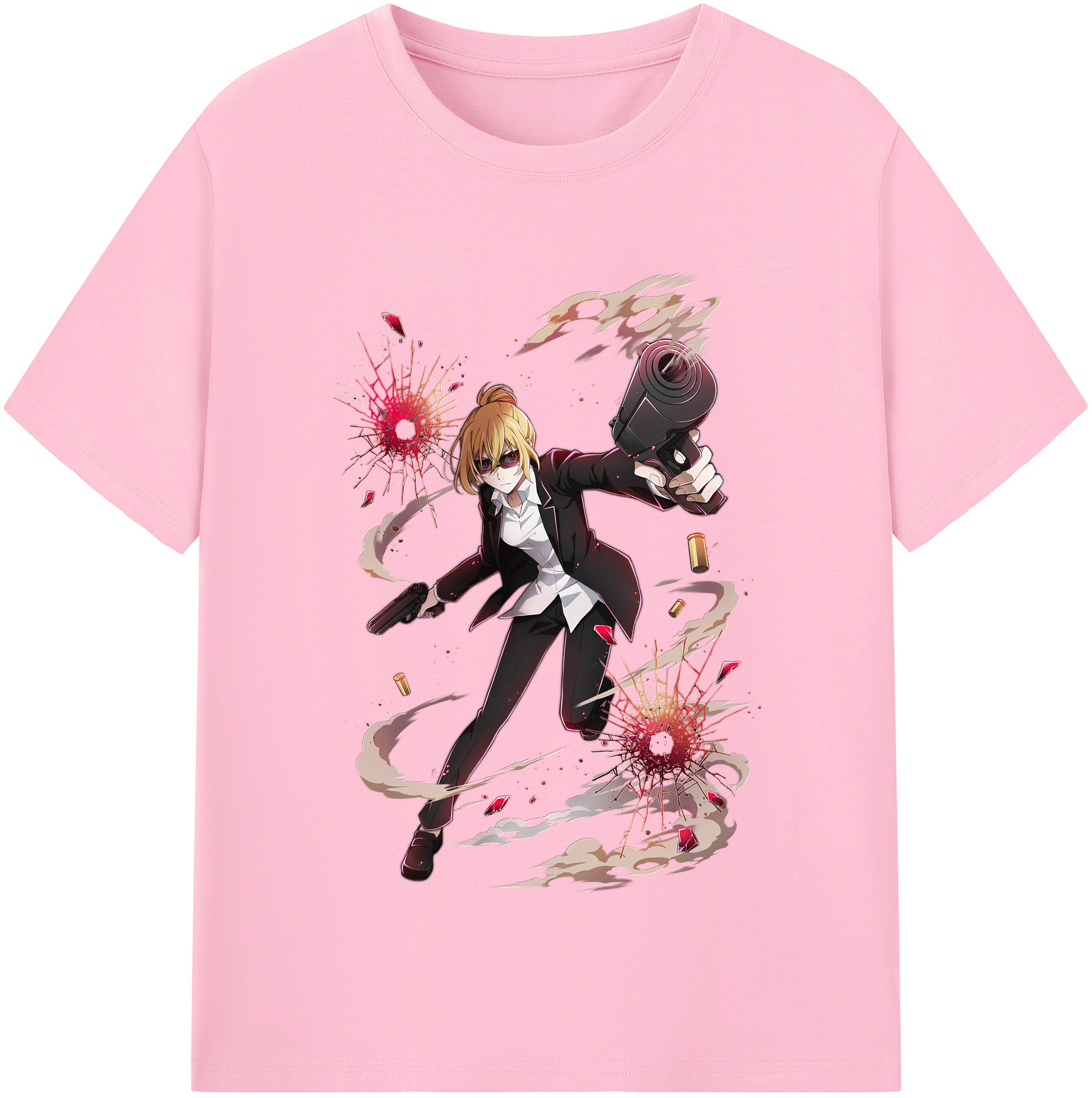 （画像用） 文豪ストレイドッグス Bungo Stray Dogs 綿100％半袖Tシャツ（フロントプリント）