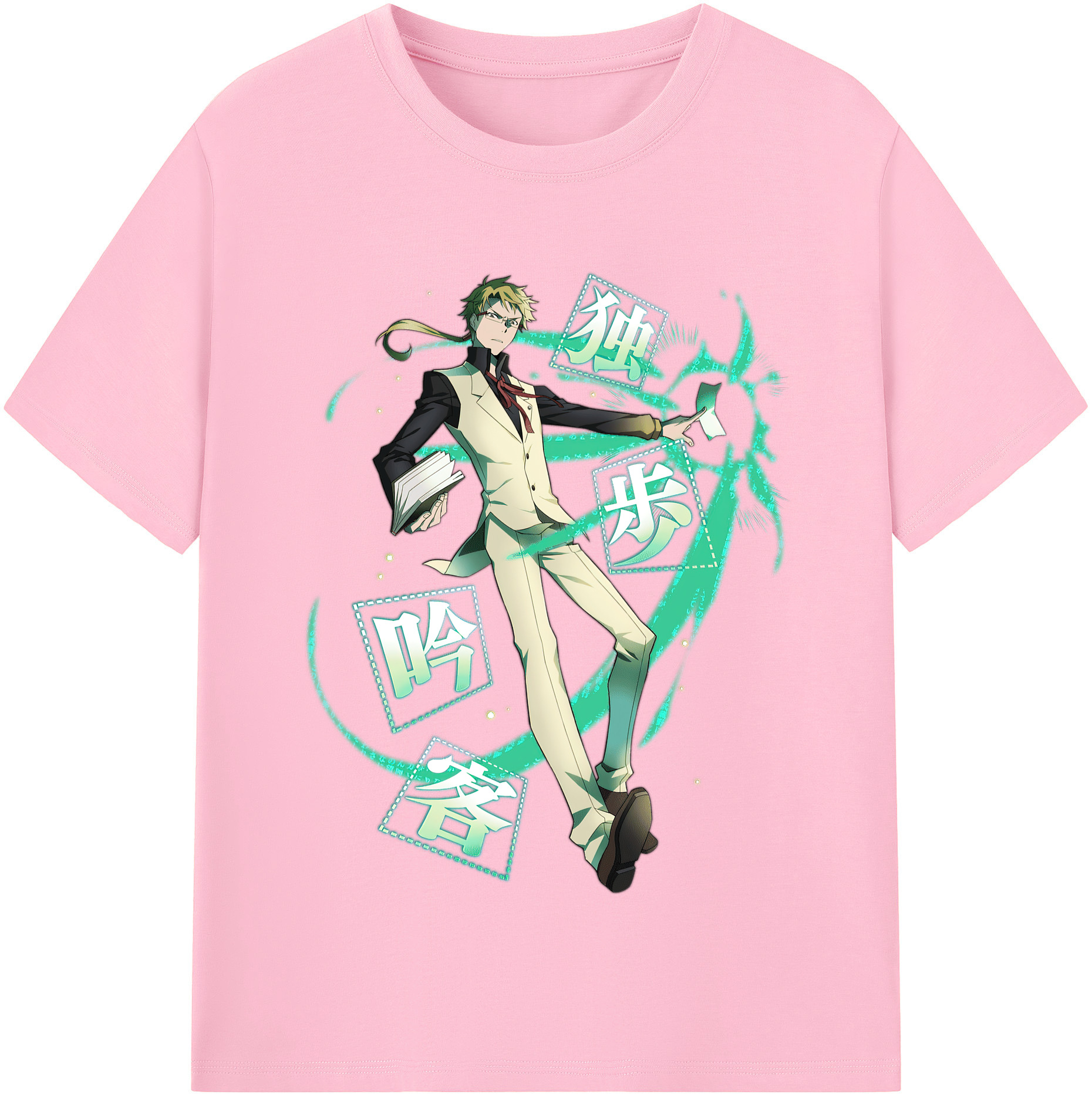 （画像用） 文豪ストレイドッグス Bungo Stray Dogs 綿100％半袖Tシャツ（フロントプリント）