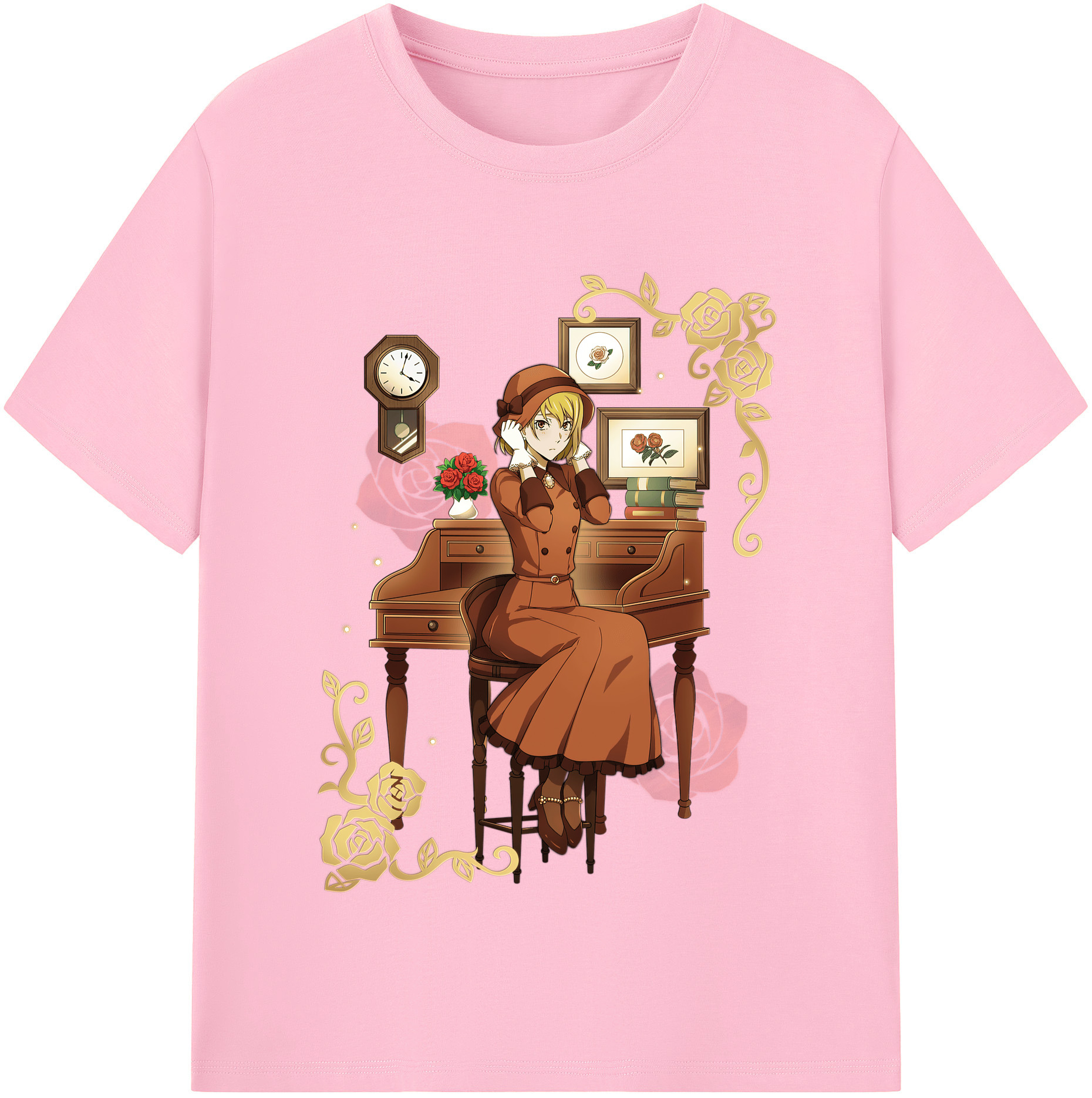 （画像用） 文豪ストレイドッグス Bungo Stray Dogs 綿100％半袖Tシャツ（フロントプリント）