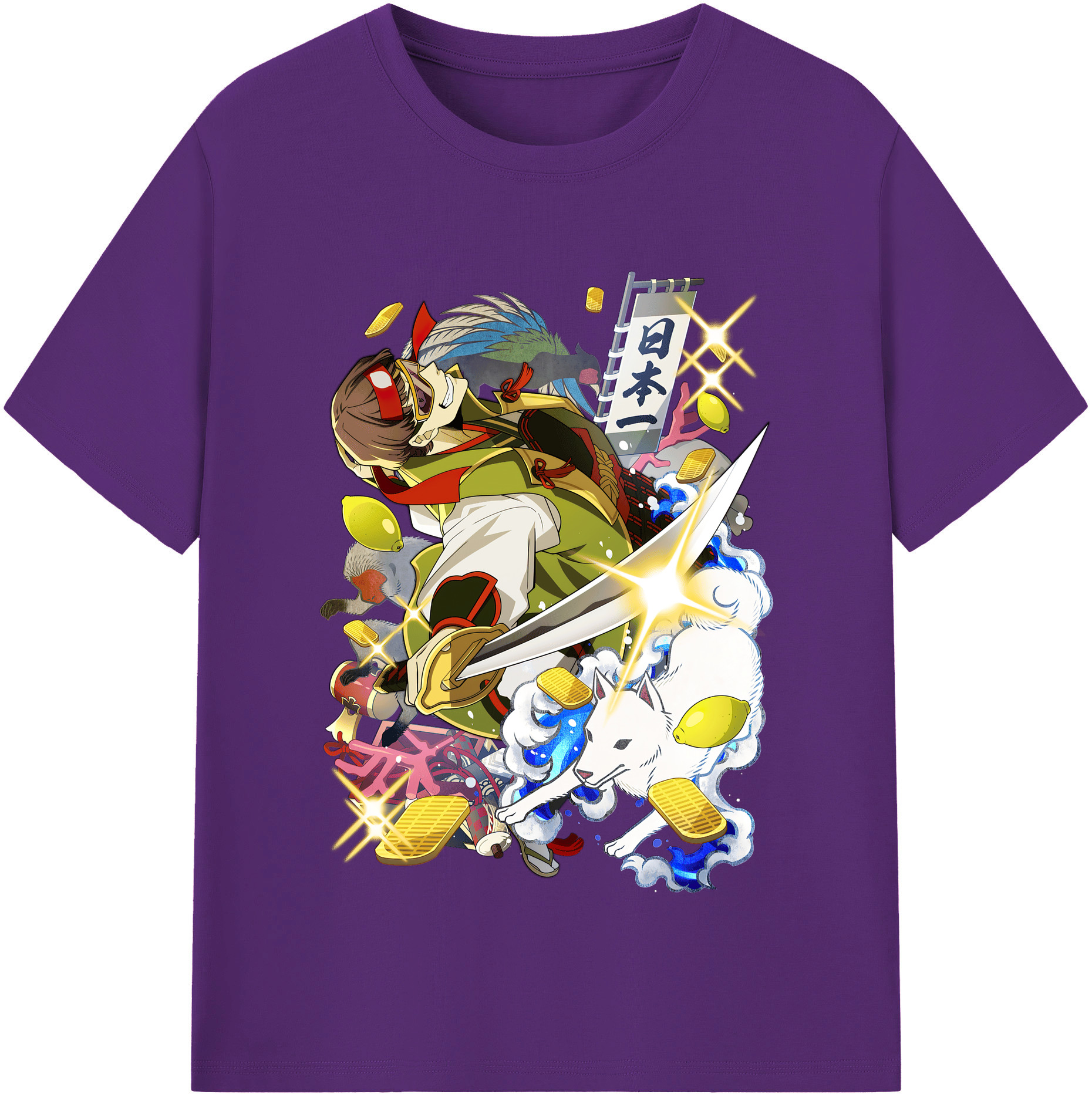（画像用） 文豪ストレイドッグス Bungo Stray Dogs 綿100％半袖Tシャツ（フロントプリント）