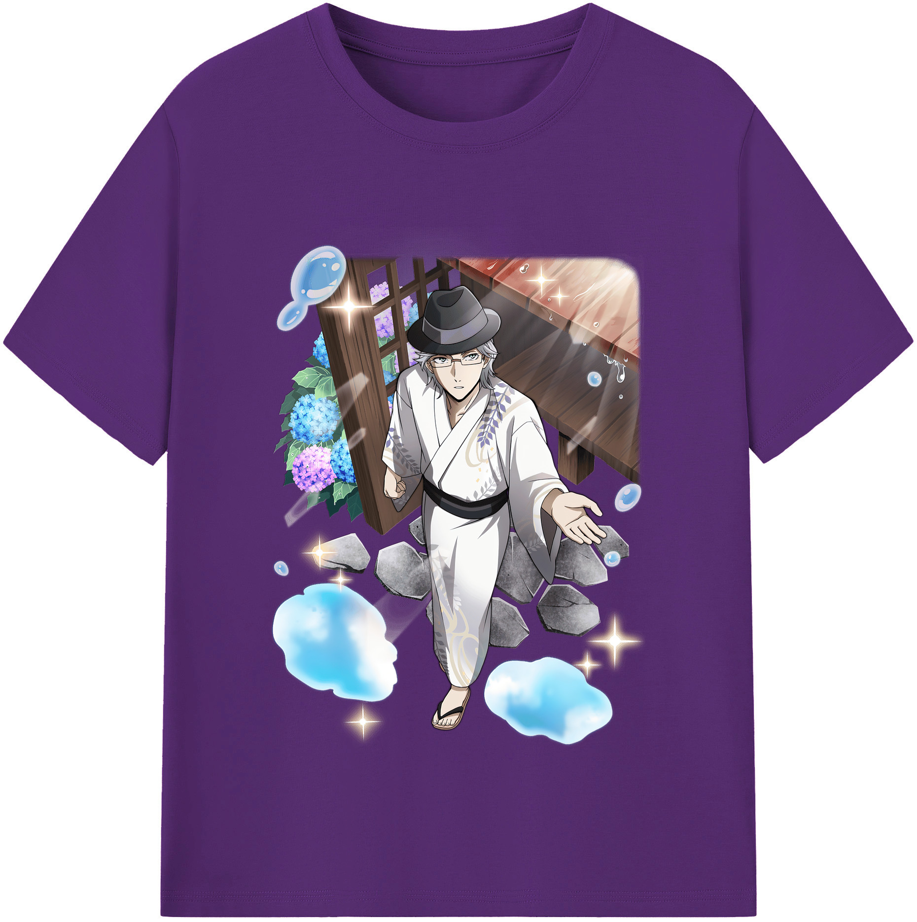 （画像用） 文豪ストレイドッグス Bungo Stray Dogs 綿100％半袖Tシャツ（フロントプリント）