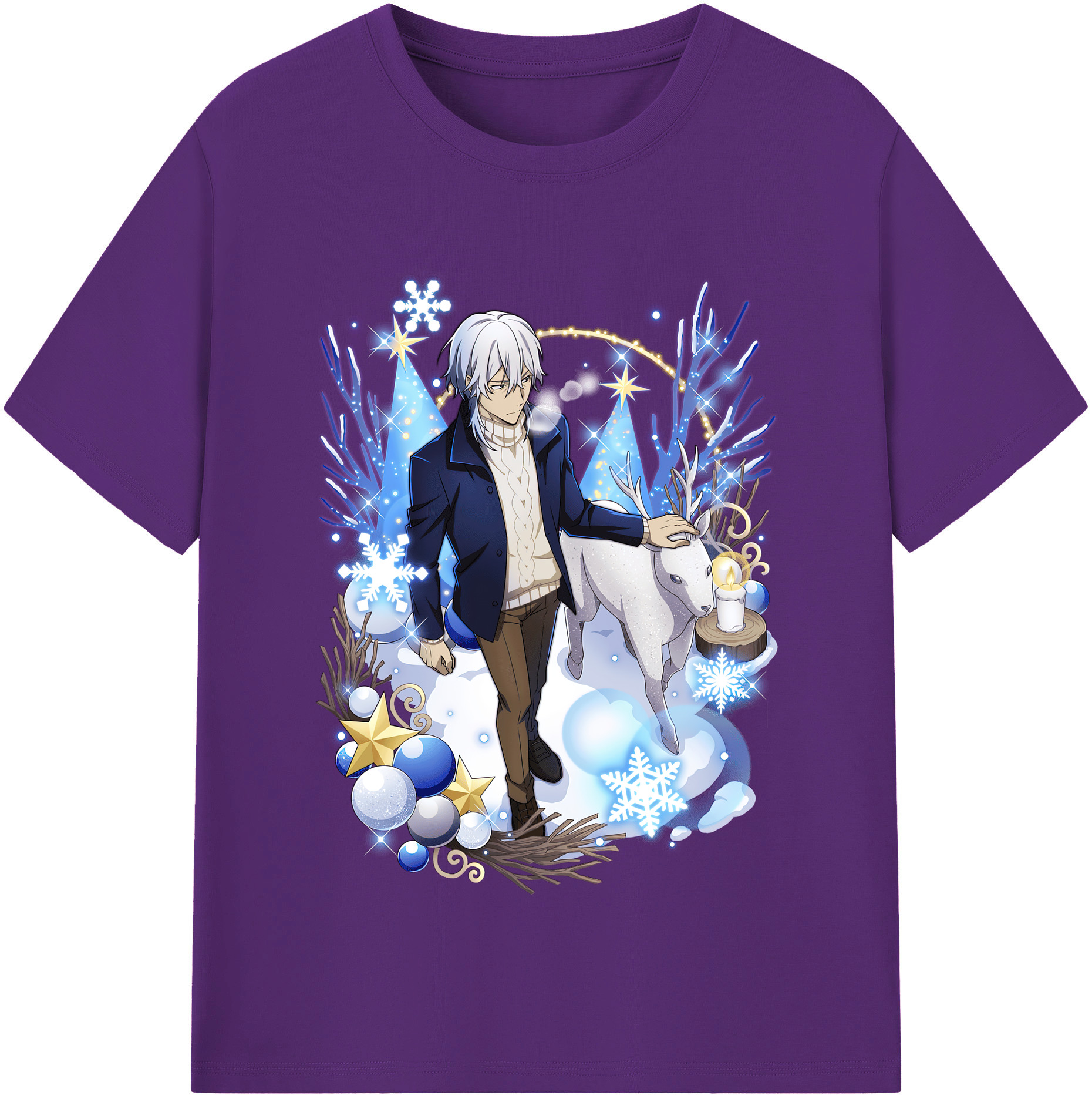 （画像用） 文豪ストレイドッグス Bungo Stray Dogs 綿100％半袖Tシャツ（フロントプリント）