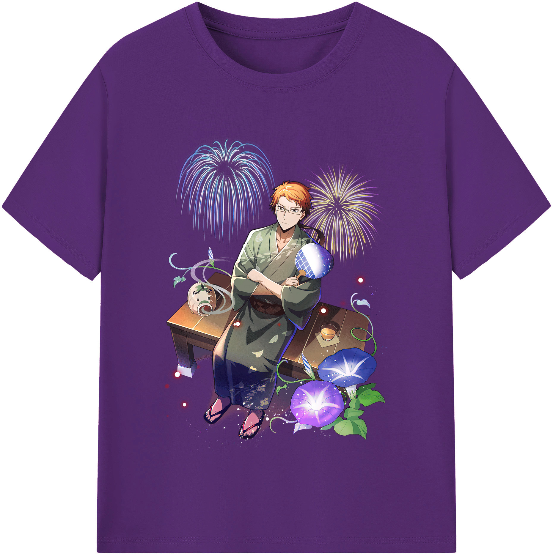 （画像用） 文豪ストレイドッグス Bungo Stray Dogs 綿100％半袖Tシャツ（フロントプリント）