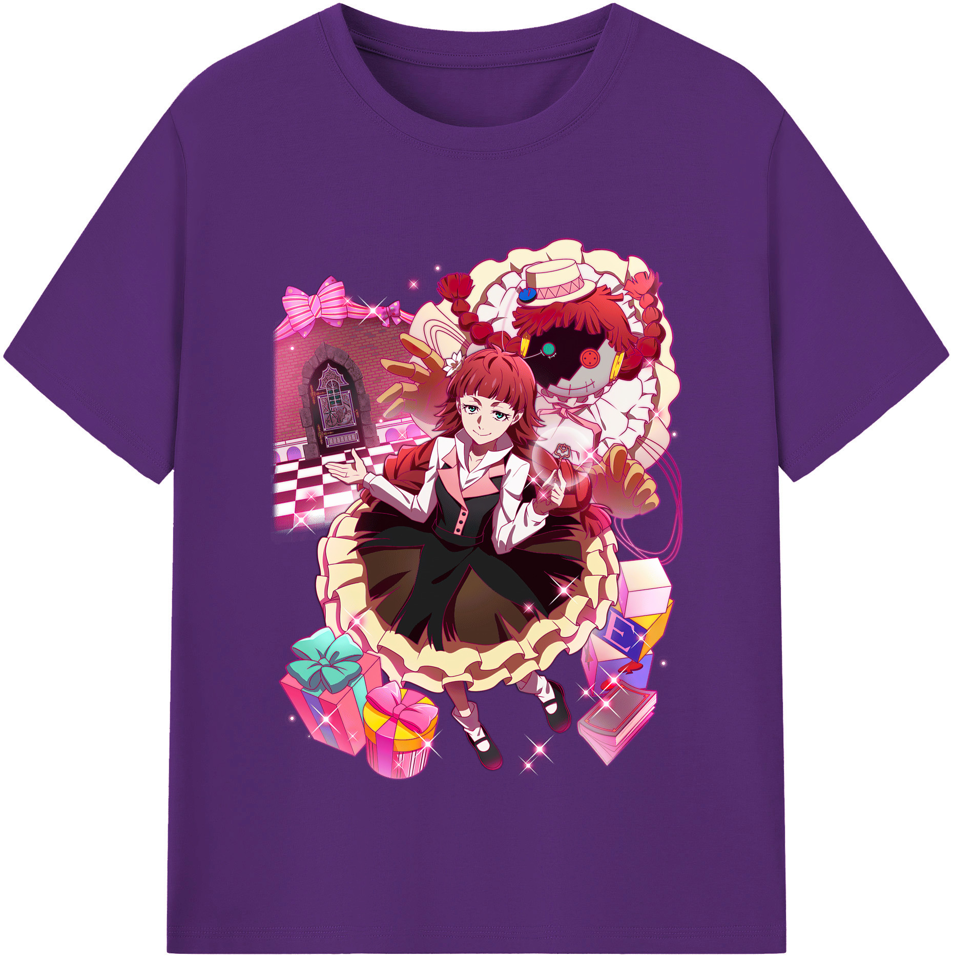 （画像用） 文豪ストレイドッグス Bungo Stray Dogs 綿100％半袖Tシャツ（フロントプリント）