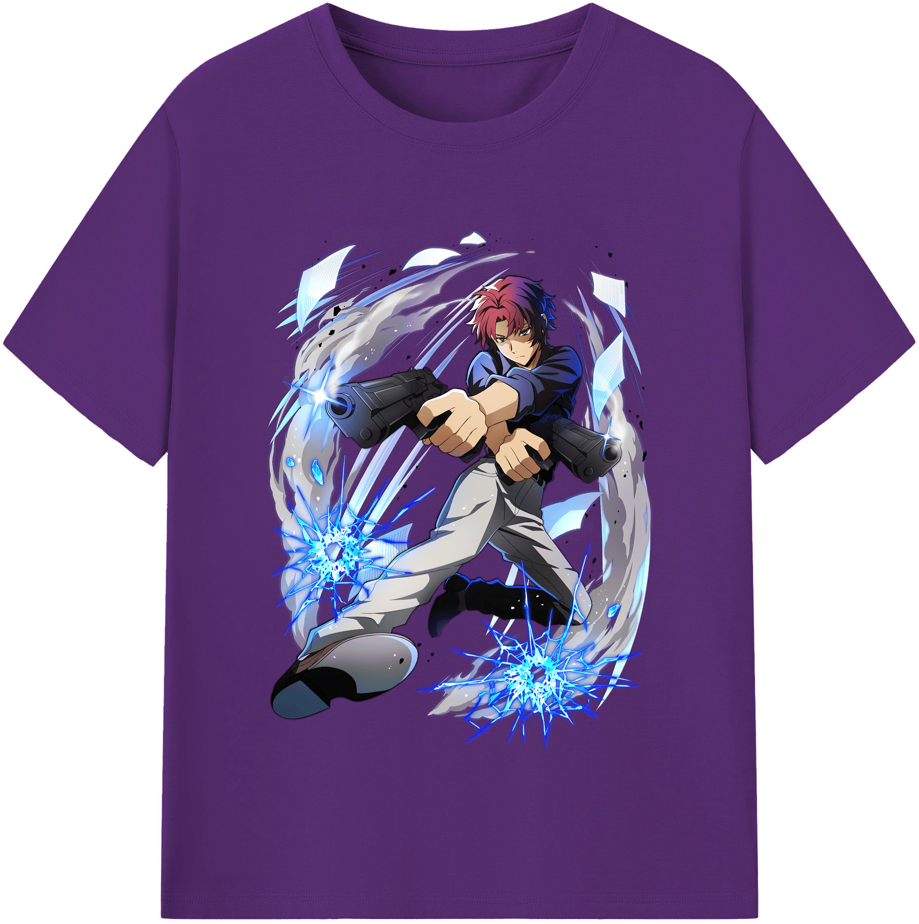 （画像用） 文豪ストレイドッグス Bungo Stray Dogs 綿100％半袖Tシャツ（フロントプリント）