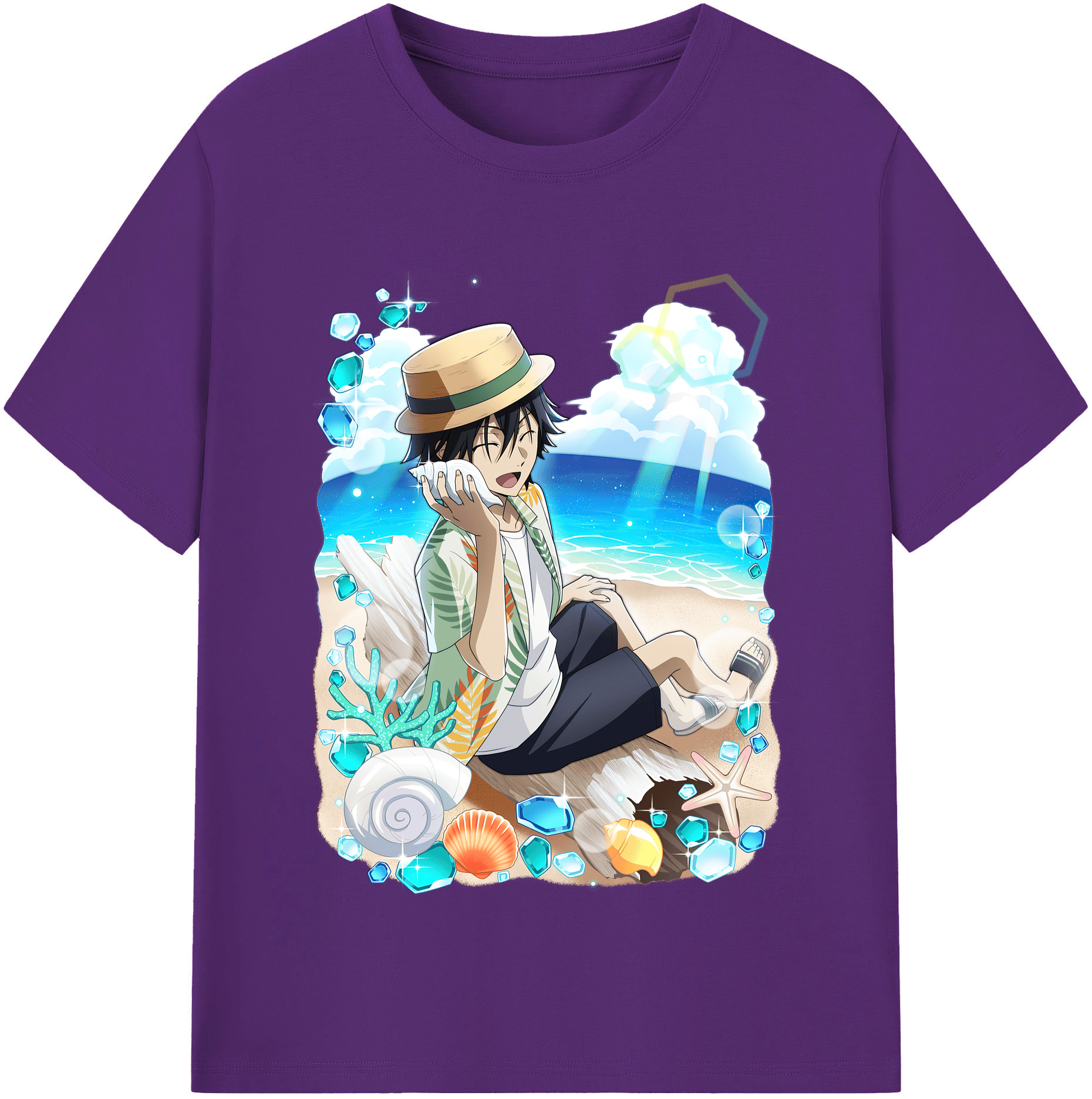 （画像用） 文豪ストレイドッグス Bungo Stray Dogs 綿100％半袖Tシャツ（フロントプリント）