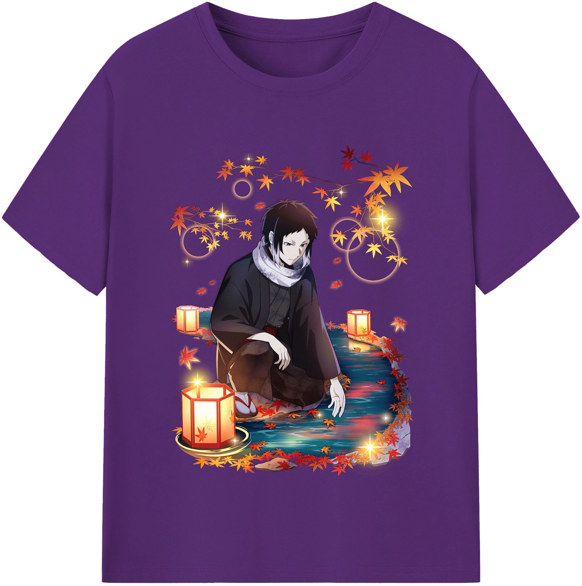 （画像用） 文豪ストレイドッグス Bungo Stray Dogs 綿100％半袖Tシャツ（フロントプリント）