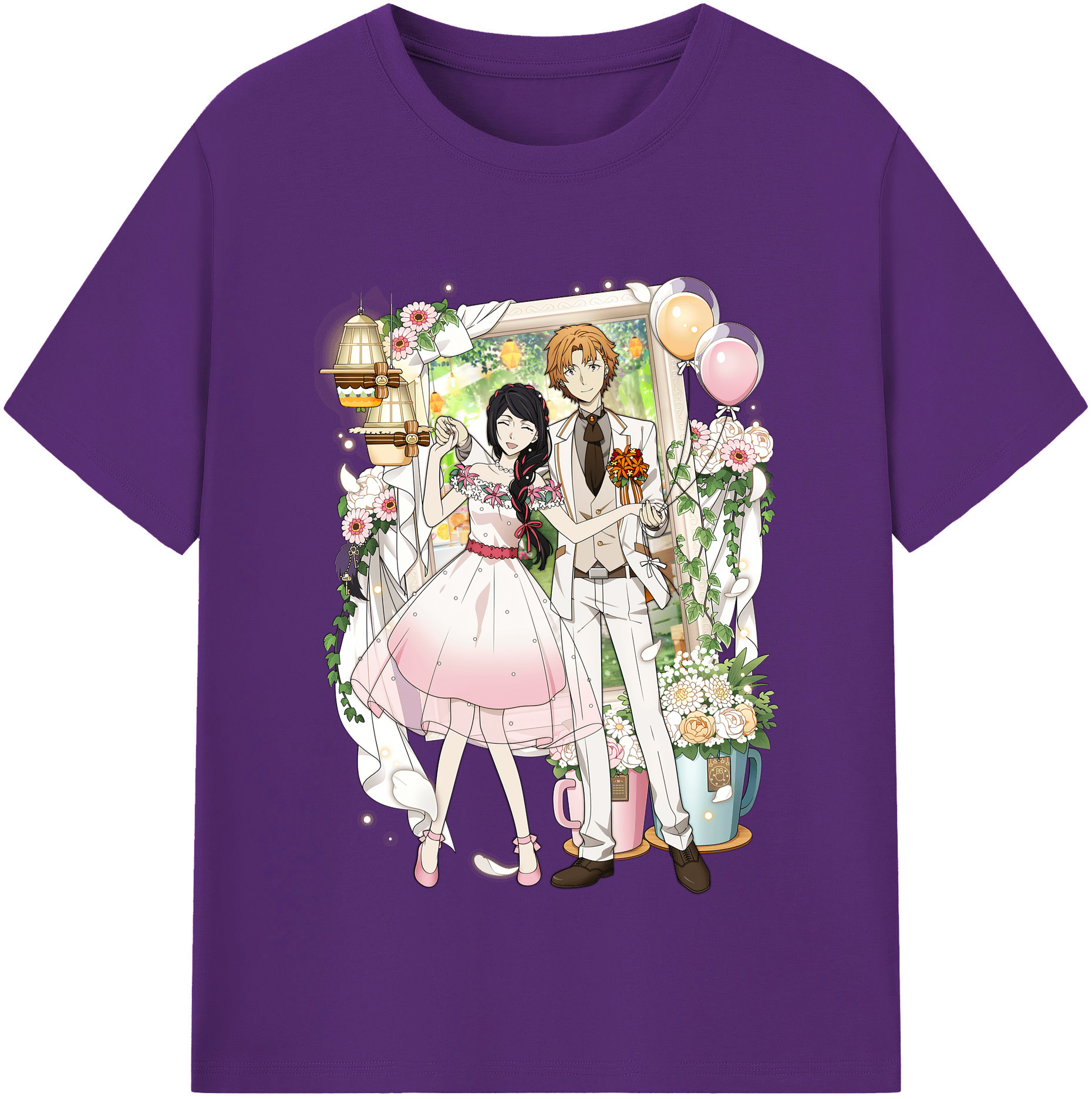 （画像用） 文豪ストレイドッグス Bungo Stray Dogs 綿100％半袖Tシャツ（フロントプリント）