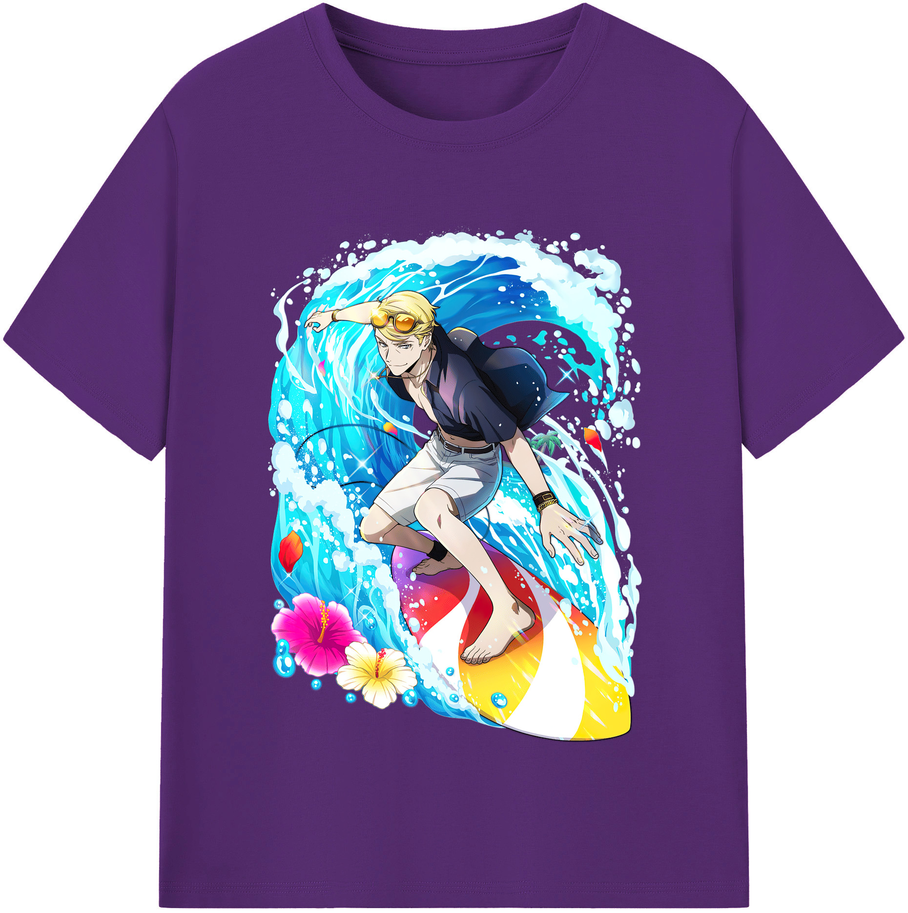 （画像用） 文豪ストレイドッグス Bungo Stray Dogs 綿100％半袖Tシャツ（フロントプリント）