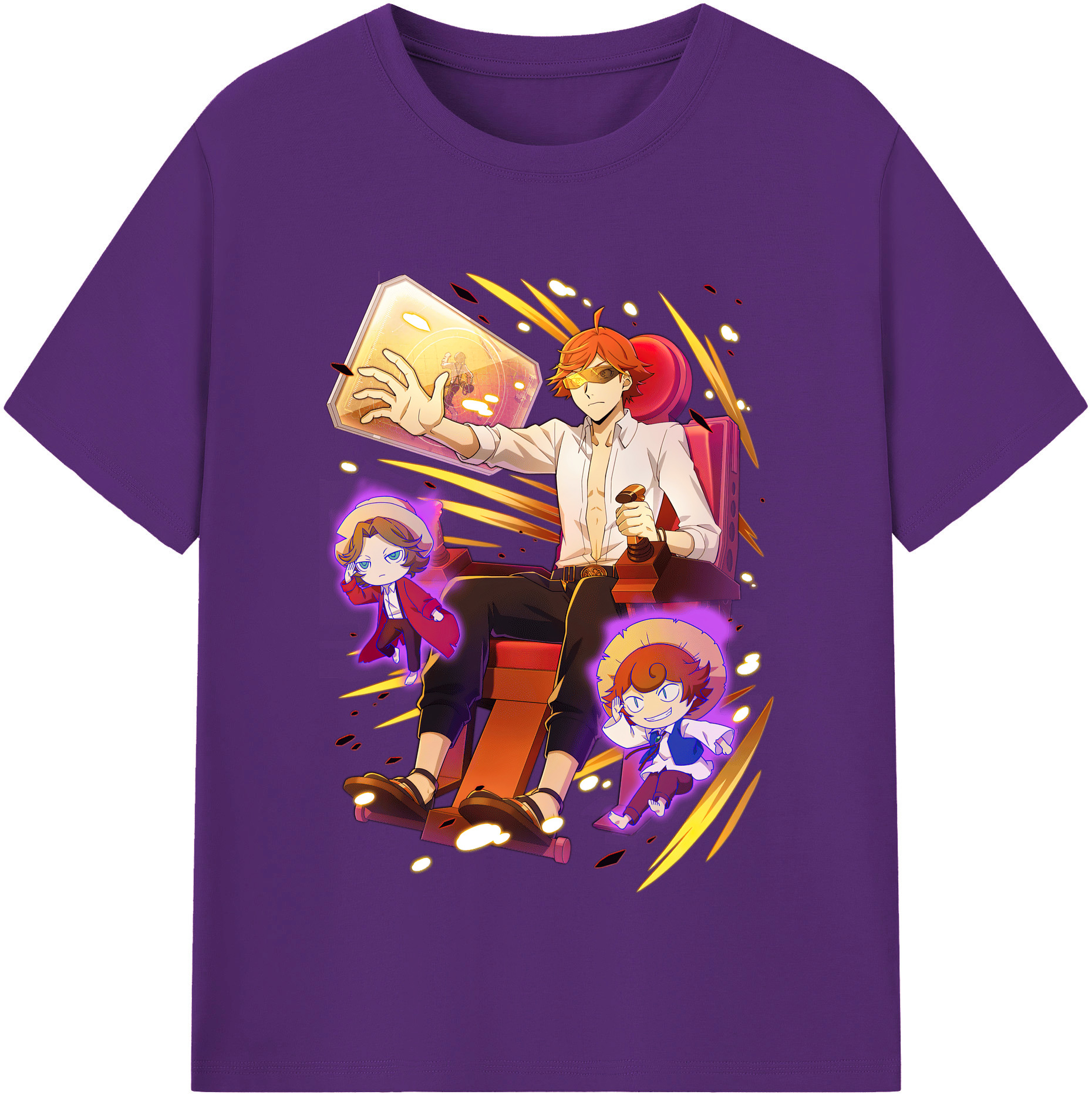 （画像用） 文豪ストレイドッグス Bungo Stray Dogs 綿100％半袖Tシャツ（フロントプリント）