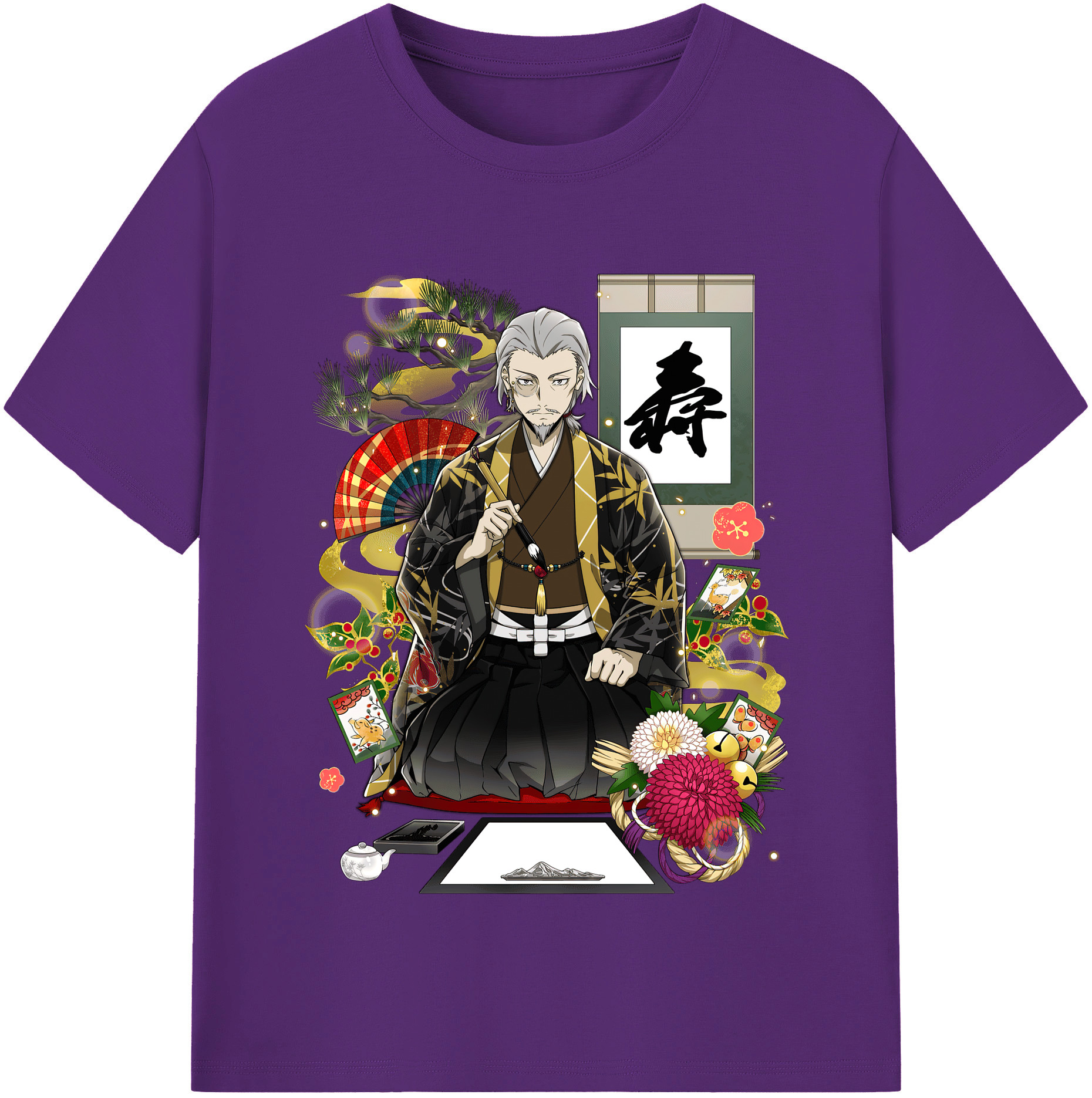 （画像用） 文豪ストレイドッグス Bungo Stray Dogs 綿100％半袖Tシャツ（フロントプリント）