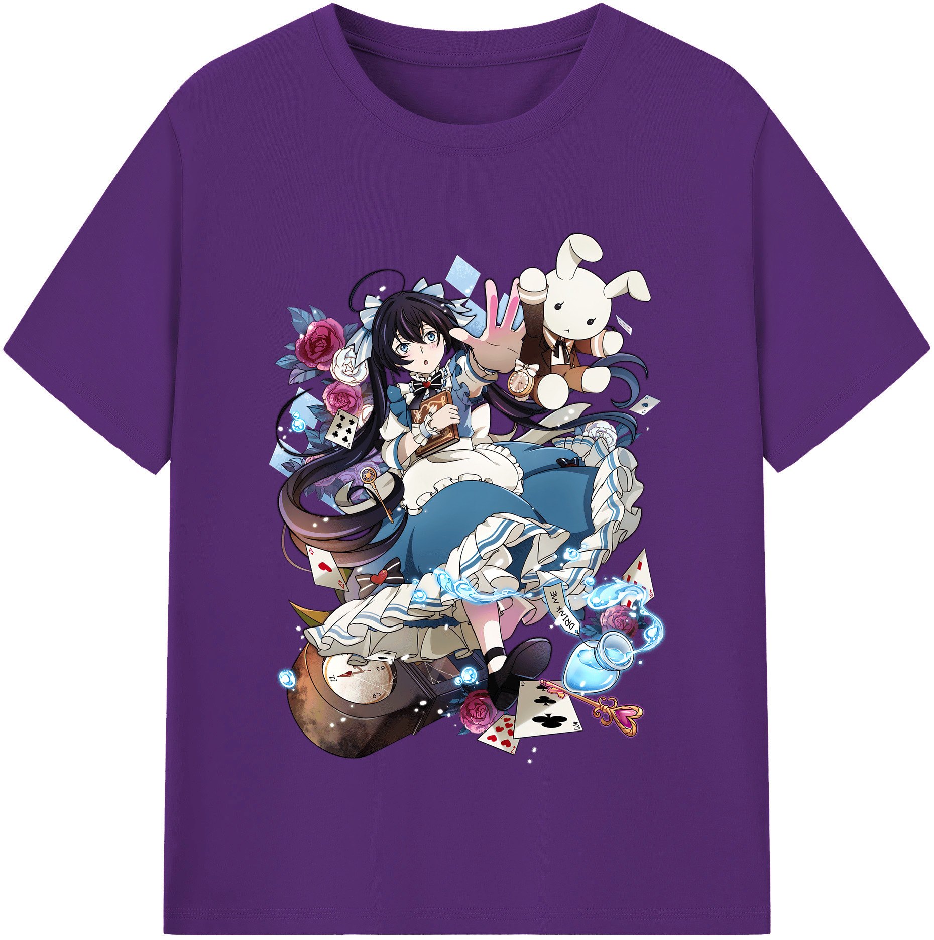 （画像用） 文豪ストレイドッグス Bungo Stray Dogs 綿100％半袖Tシャツ（フロントプリント）