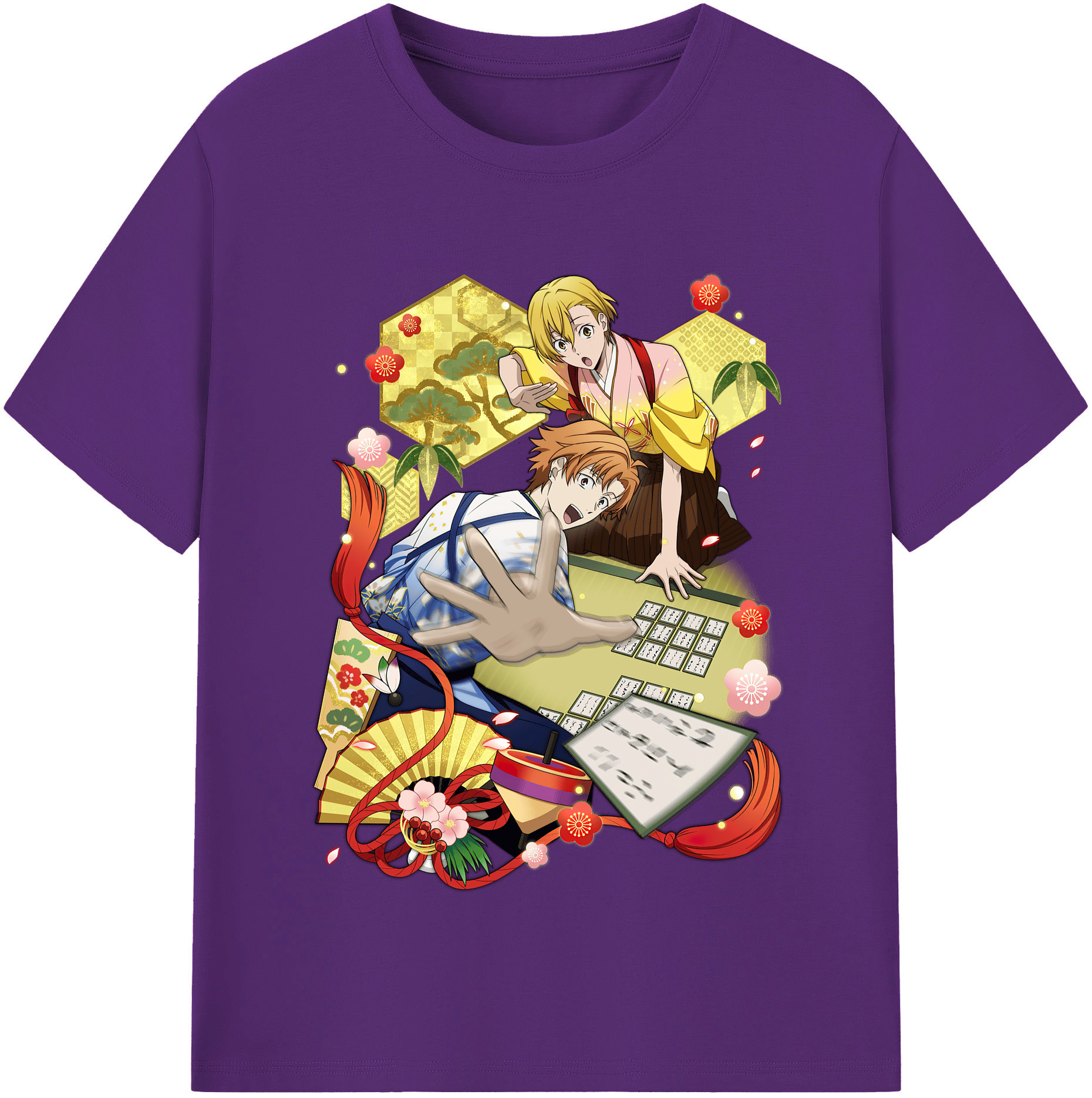 （画像用） 文豪ストレイドッグス Bungo Stray Dogs 綿100％半袖Tシャツ（フロントプリント）