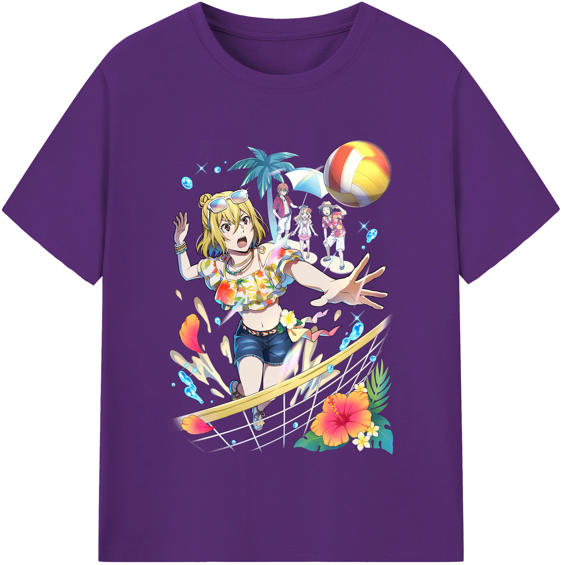 （画像用） 文豪ストレイドッグス Bungo Stray Dogs 綿100％半袖Tシャツ（フロントプリント）