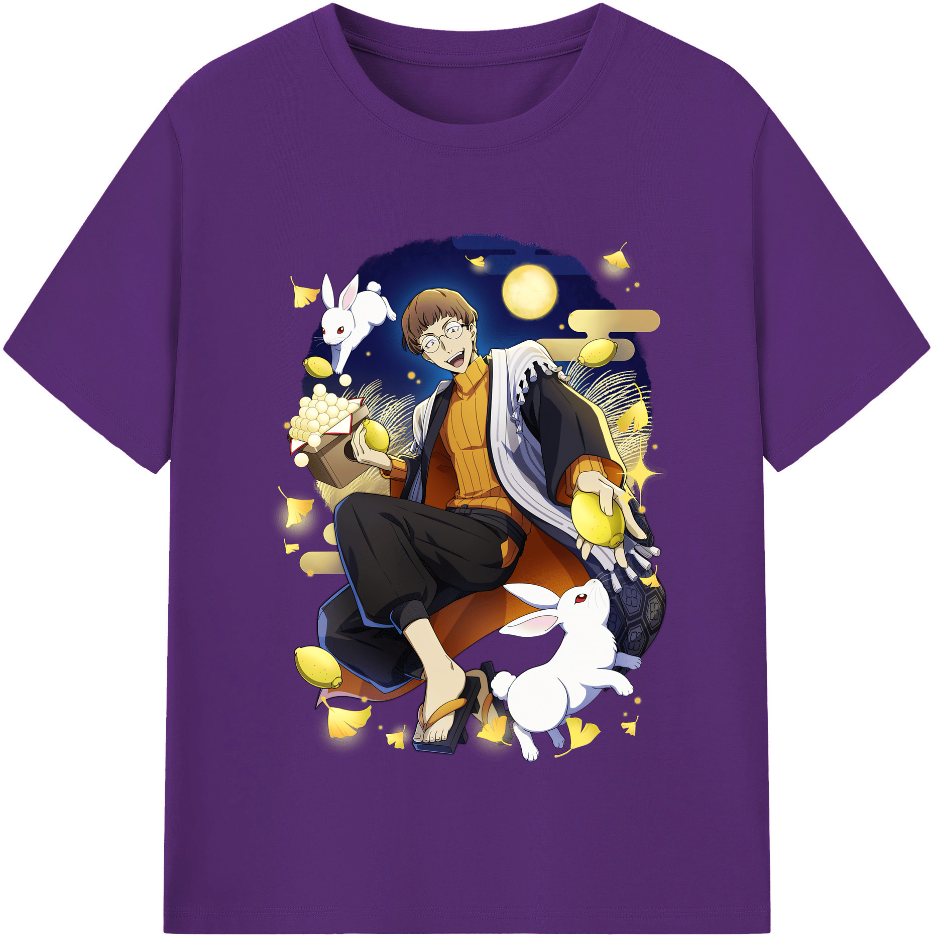 （画像用） 文豪ストレイドッグス Bungo Stray Dogs 綿100％半袖Tシャツ（フロントプリント）