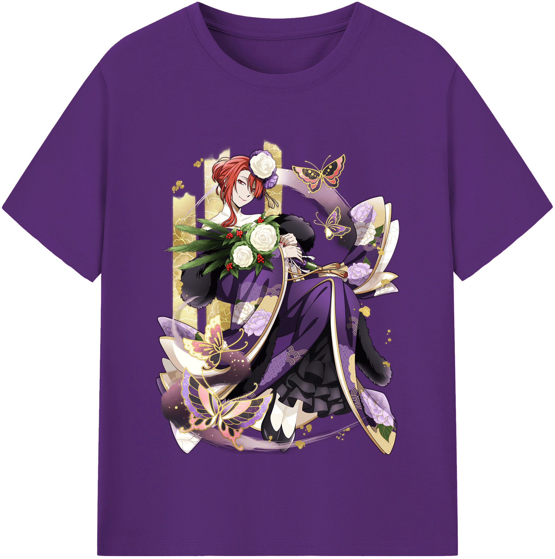 （画像用） 文豪ストレイドッグス Bungo Stray Dogs 綿100％半袖Tシャツ（フロントプリント）