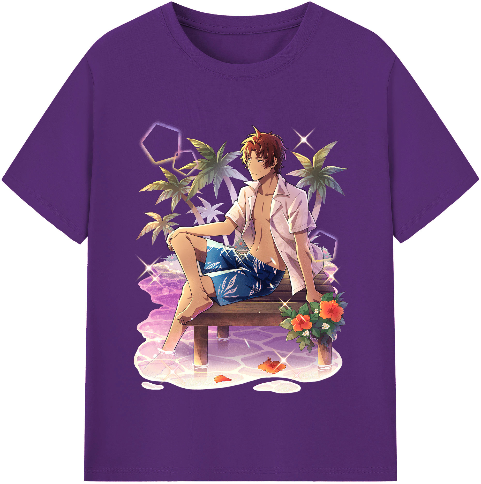 （画像用） 文豪ストレイドッグス Bungo Stray Dogs 綿100％半袖Tシャツ（フロントプリント）