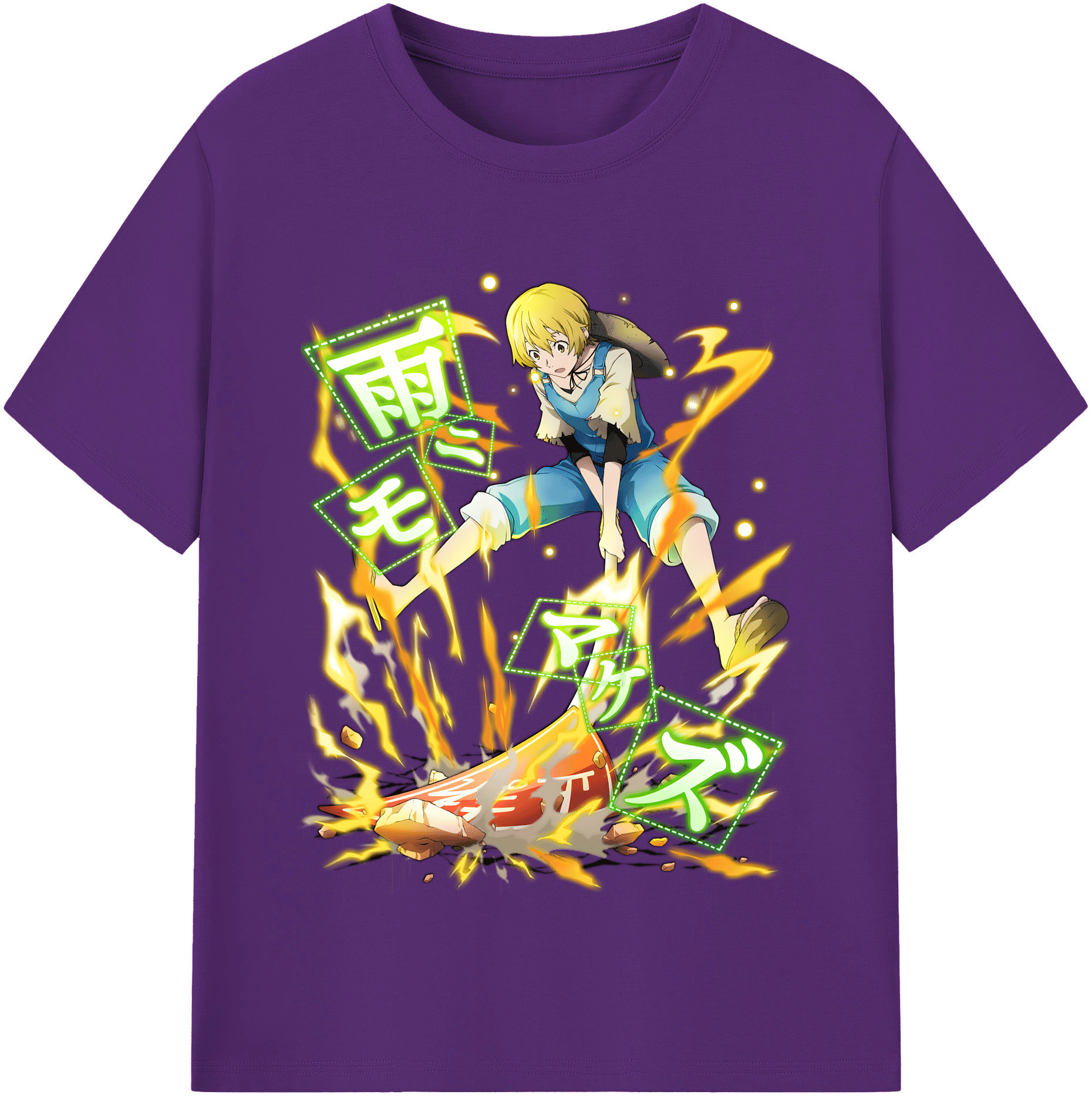 （画像用） 文豪ストレイドッグス Bungo Stray Dogs 綿100％半袖Tシャツ（フロントプリント）