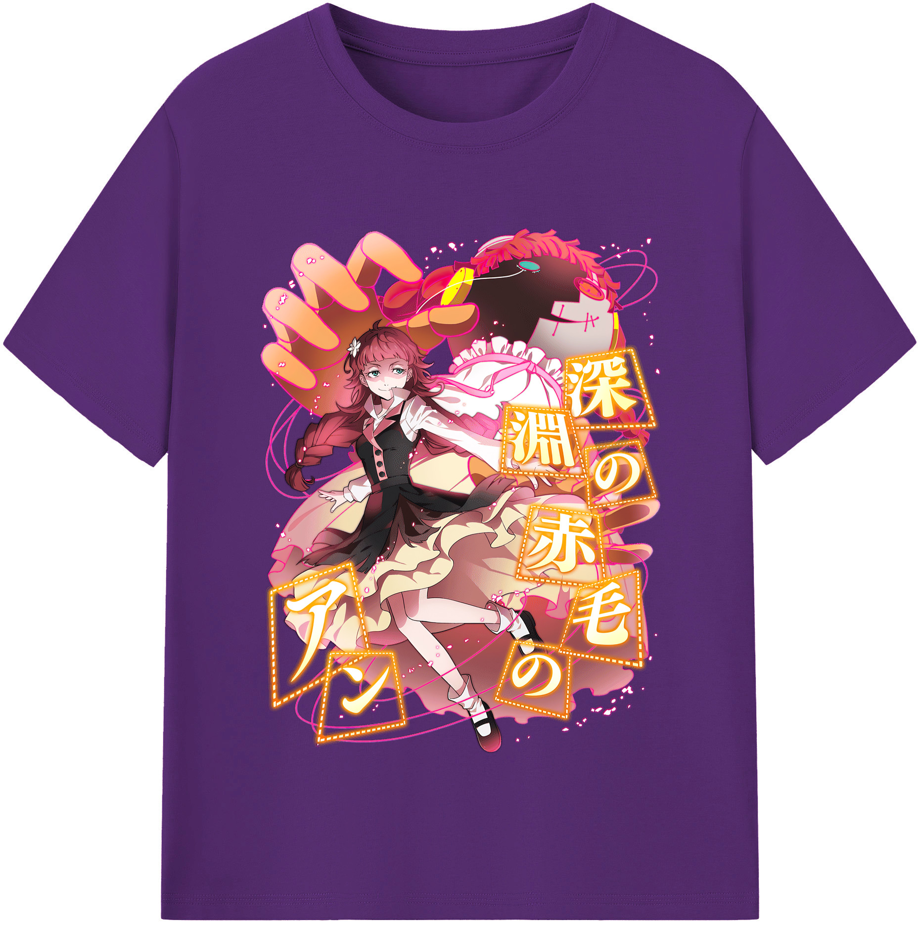 （画像用） 文豪ストレイドッグス Bungo Stray Dogs 綿100％半袖Tシャツ（フロントプリント）