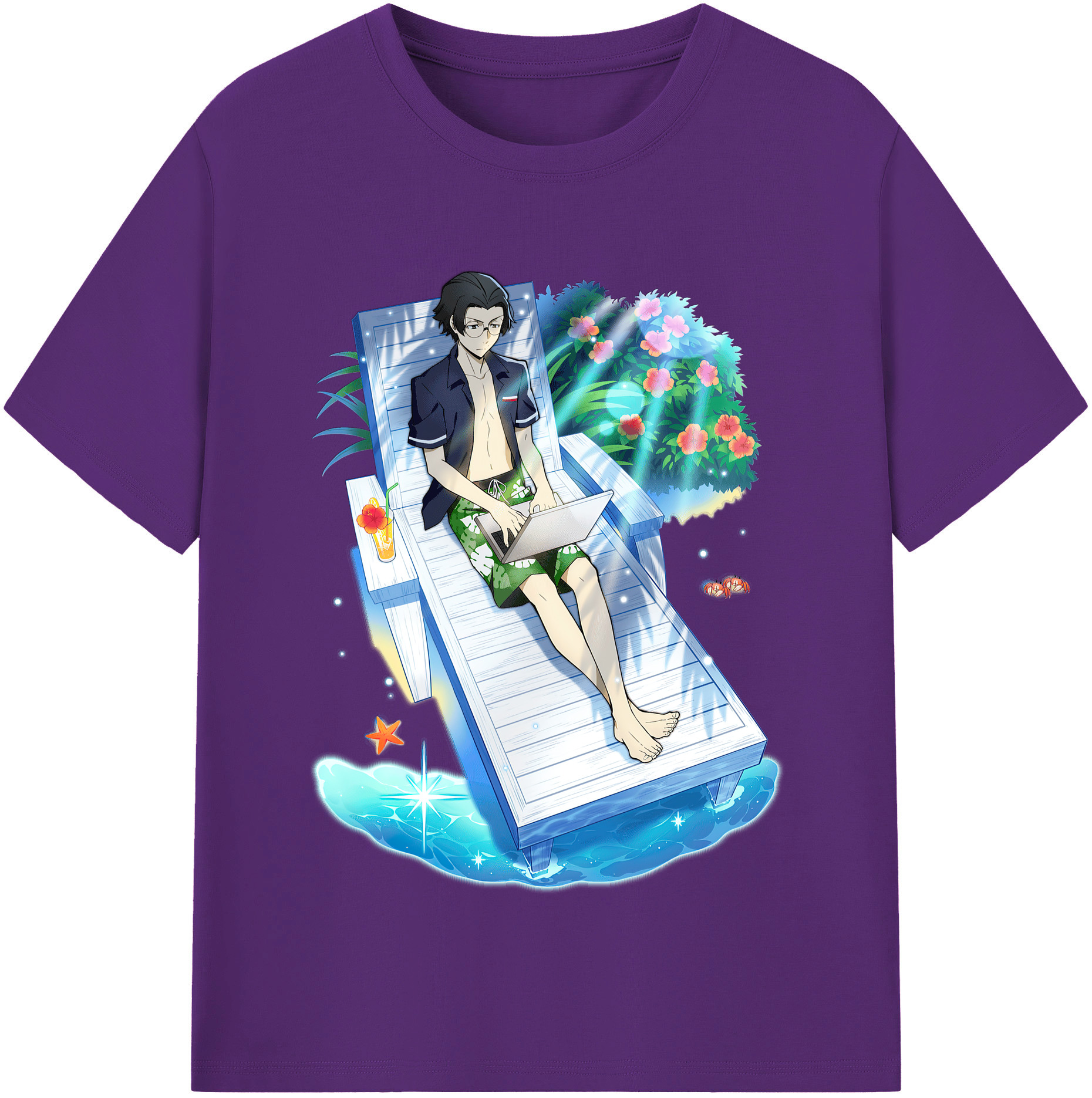 （画像用） 文豪ストレイドッグス Bungo Stray Dogs 綿100％半袖Tシャツ（フロントプリント）