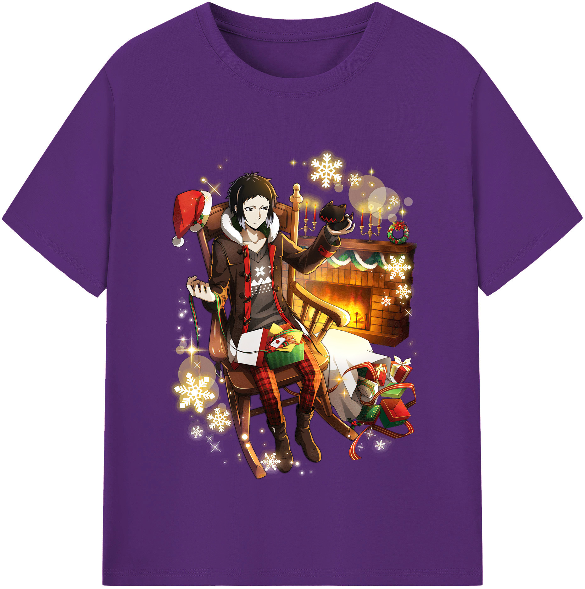 （画像用） 文豪ストレイドッグス Bungo Stray Dogs 綿100％半袖Tシャツ（フロントプリント）