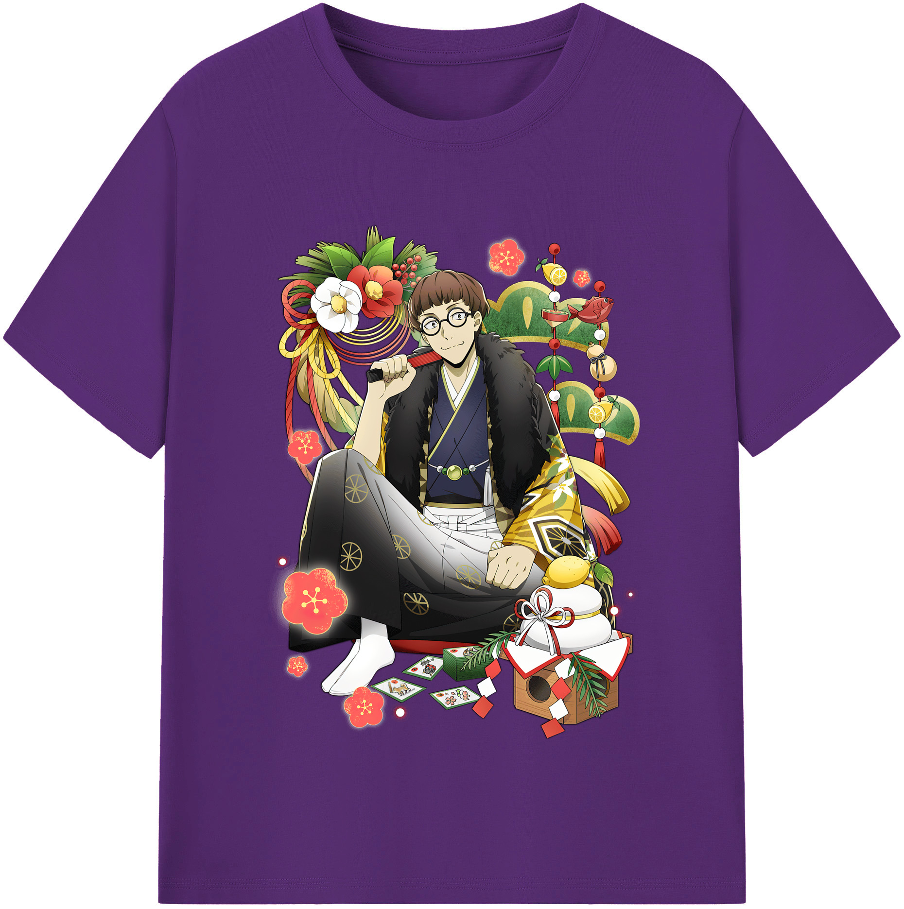 （画像用） 文豪ストレイドッグス Bungo Stray Dogs 綿100％半袖Tシャツ（フロントプリント）