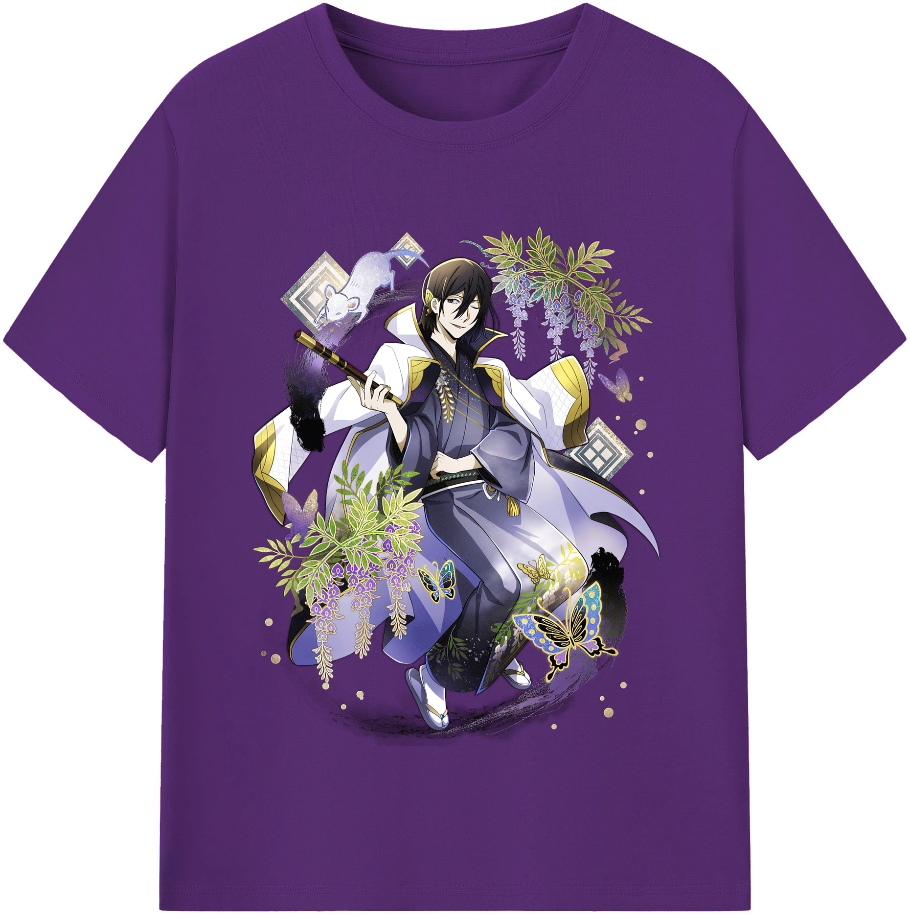 （画像用） 文豪ストレイドッグス Bungo Stray Dogs 綿100％半袖Tシャツ（フロントプリント）