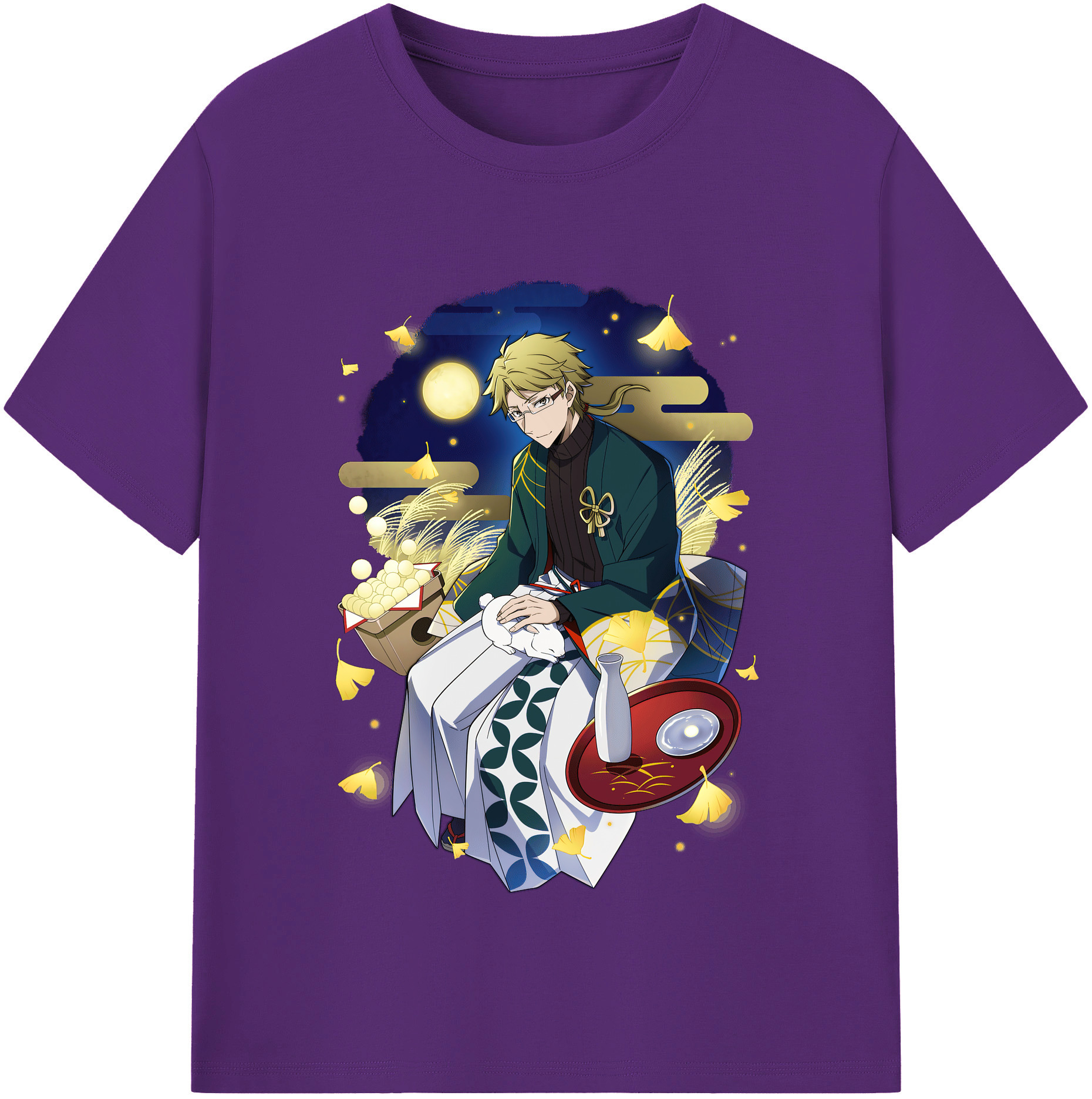 （画像用） 文豪ストレイドッグス Bungo Stray Dogs 綿100％半袖Tシャツ（フロントプリント）