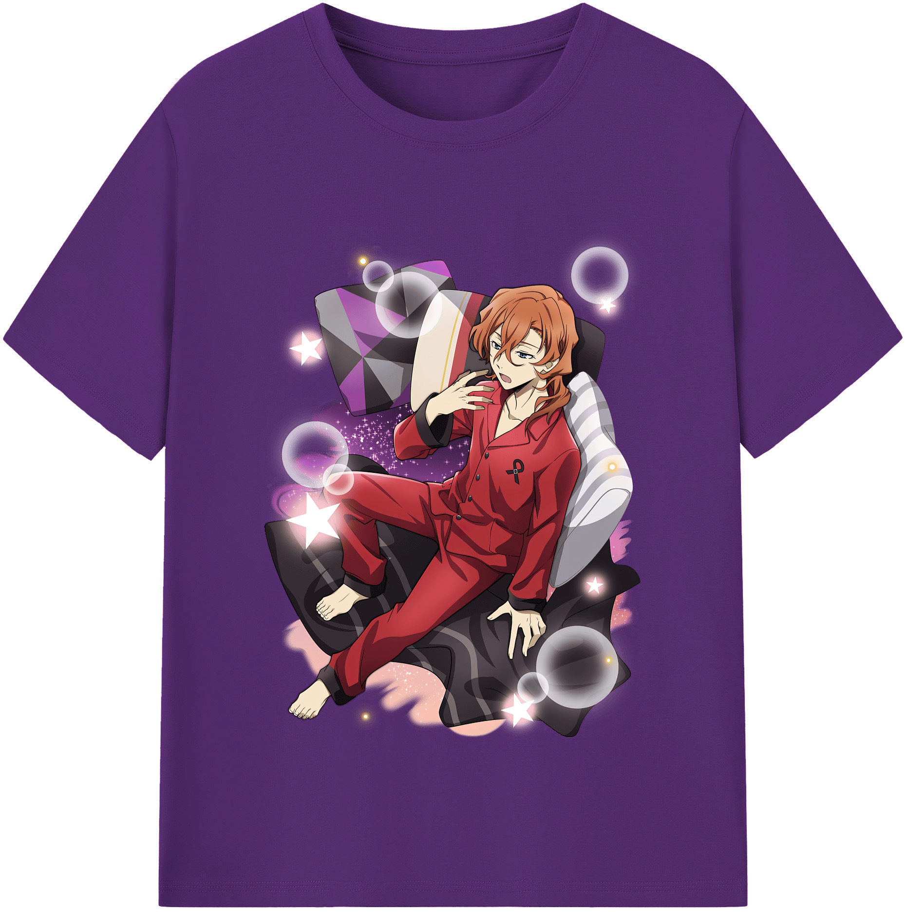 （画像用） 文豪ストレイドッグス Bungo Stray Dogs 綿100％半袖Tシャツ（フロントプリント）
